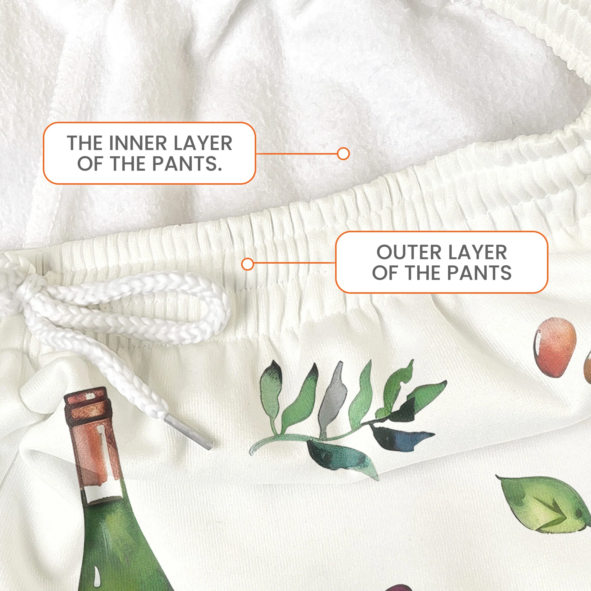 Just A Woman Who Loves Wine - Personalized Sweatpants - Image 3