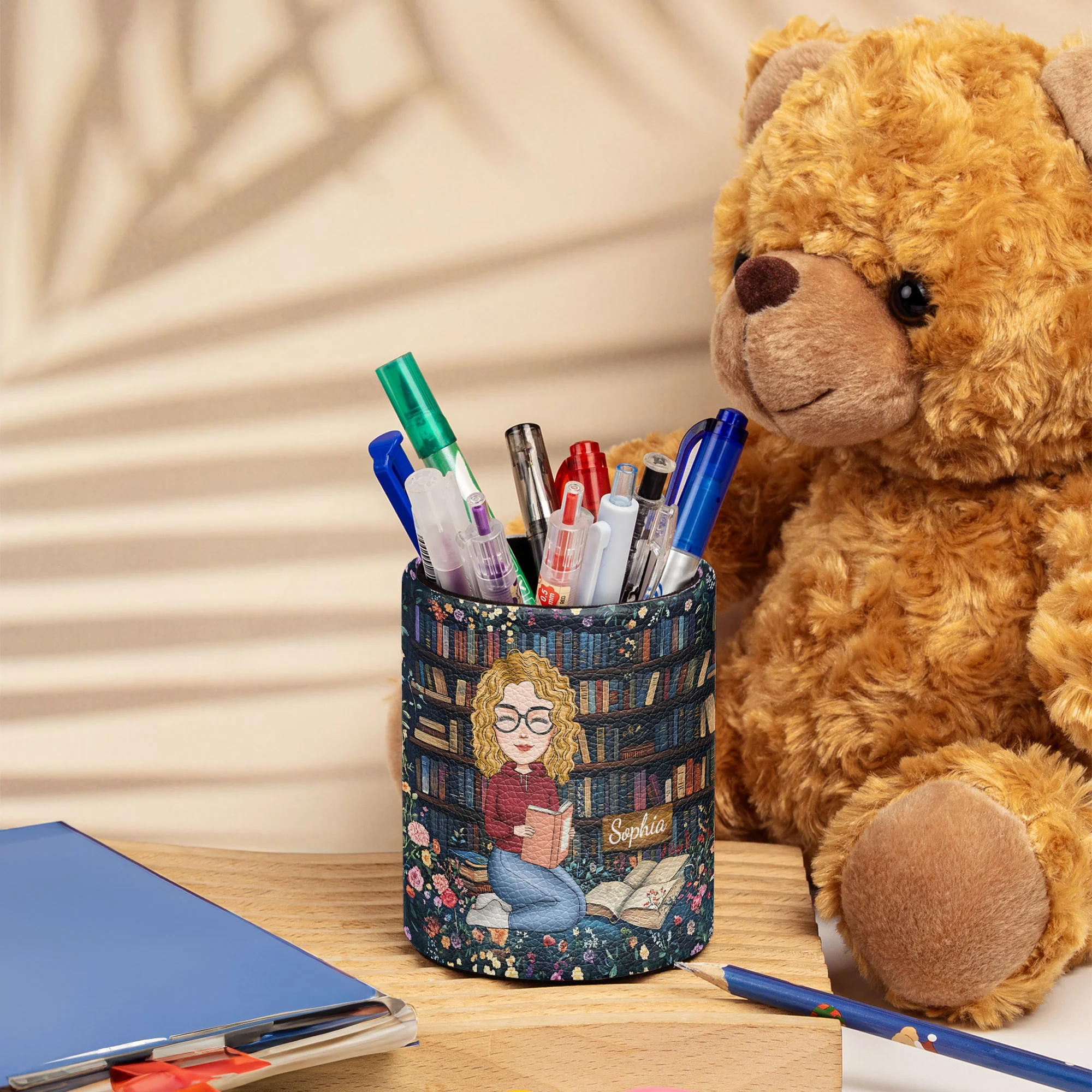 Just One More Chapter - Personalized Pen Holder - Image 5