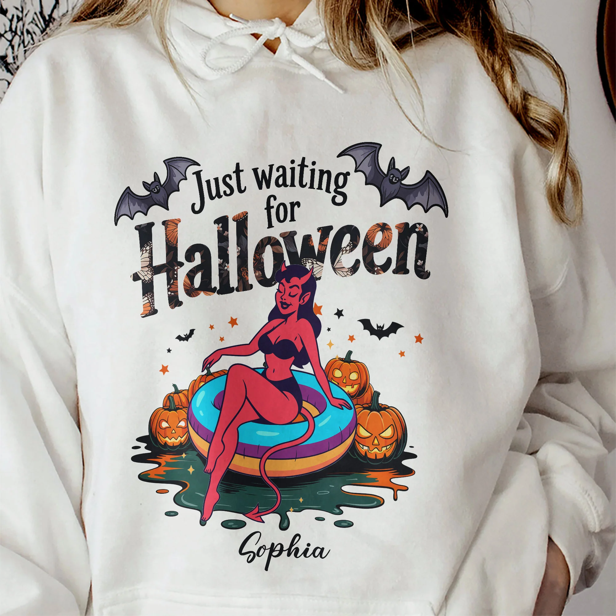 Just Waiting For Halloween - Personalized Shirt - Image 6