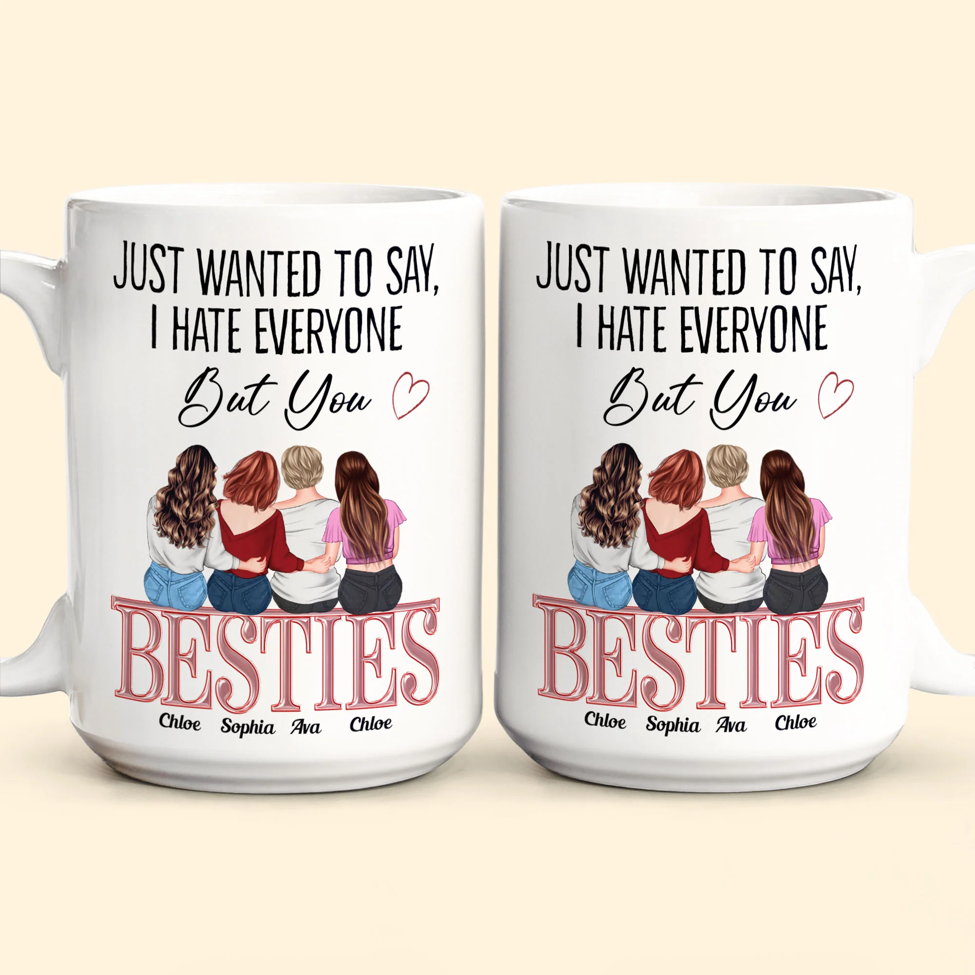 Just Wanted To Say - Personalized Mug - Image 7
