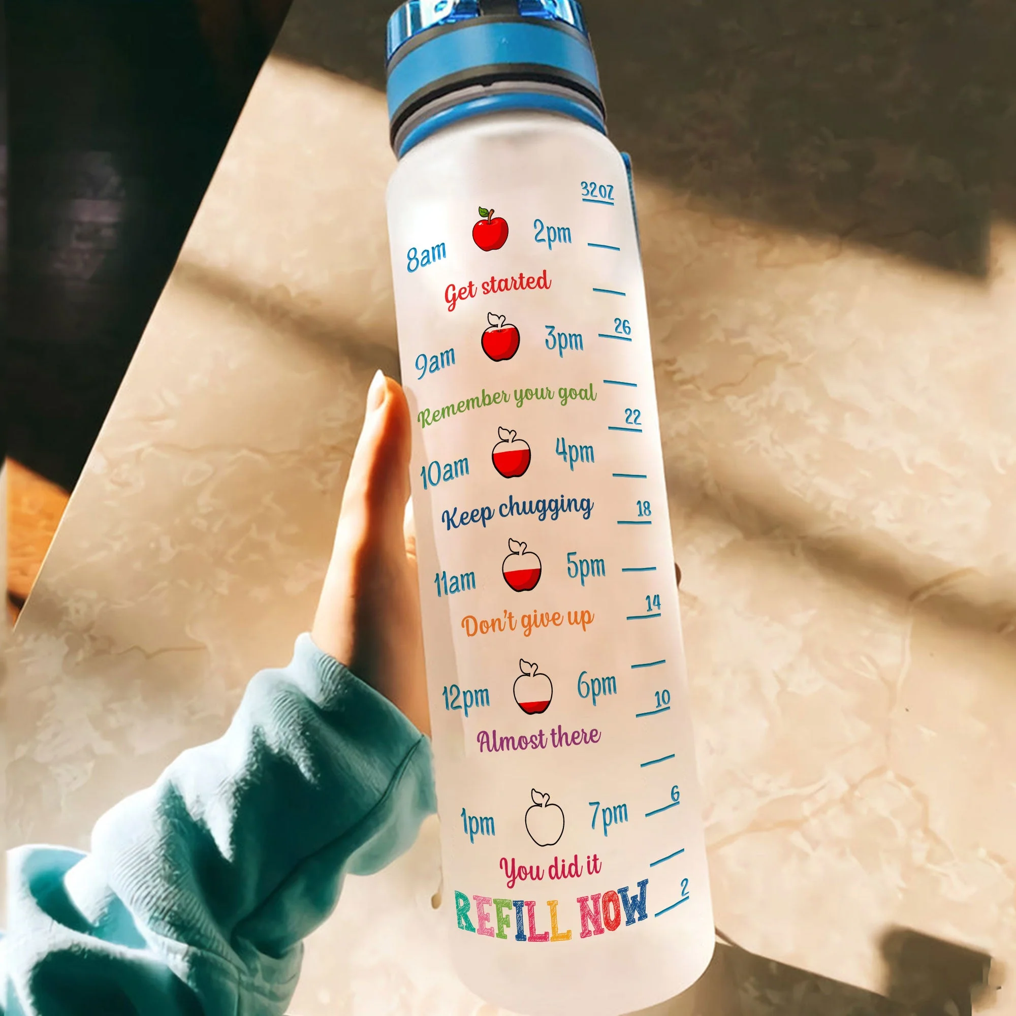 Keeping Little Humans Alive - Personalized Water Bottle - Image 2