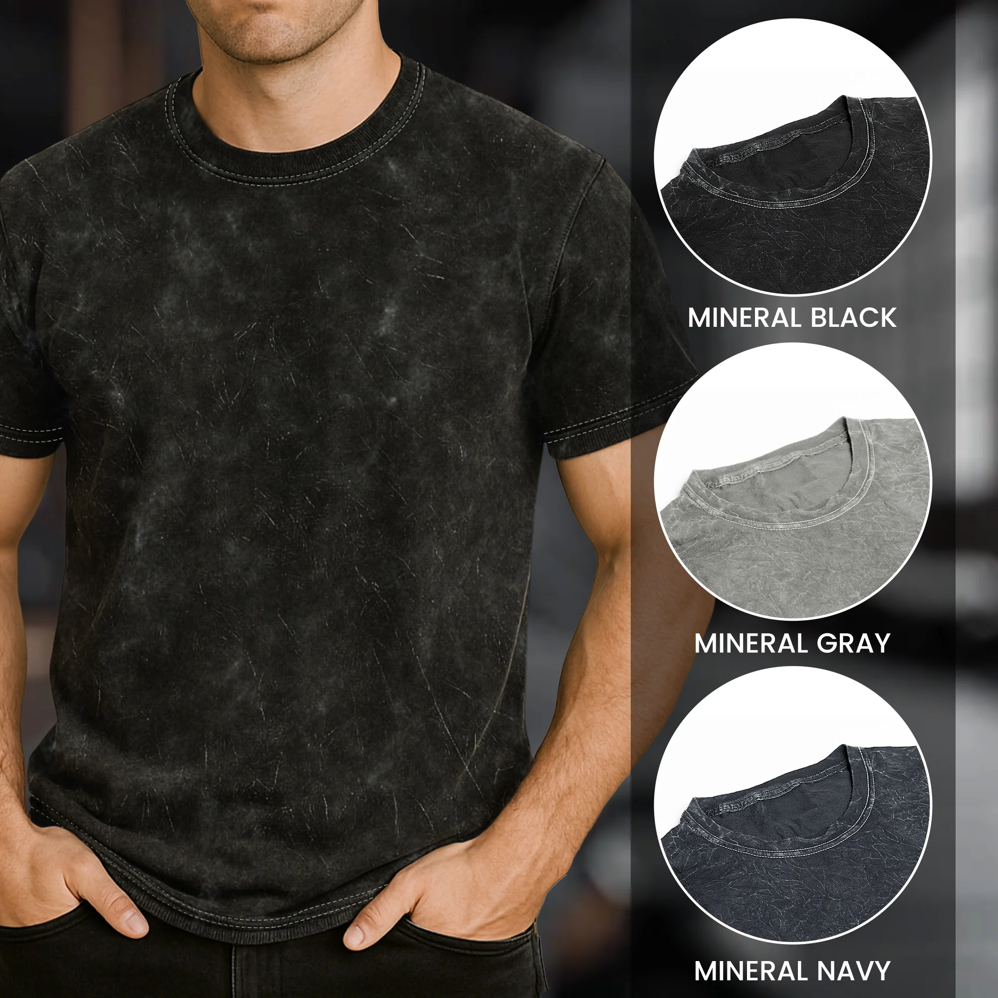 Legend, Husband, Dad And Grandpa - Personalized Acid Wash T‑Shirt - Image 7