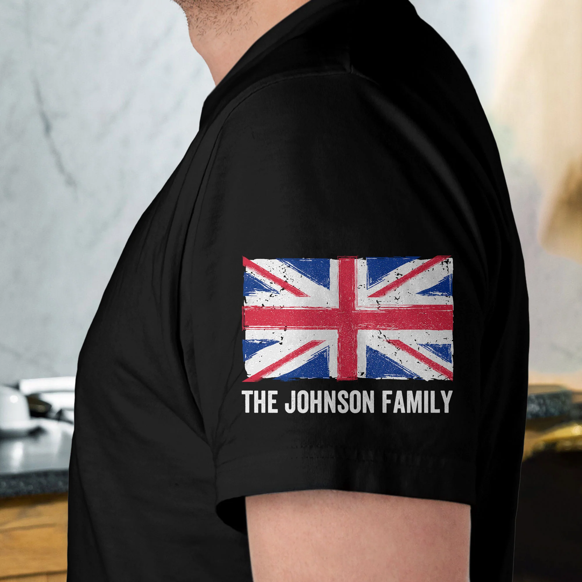 Legend, Husband, Dad And Grandpa - UK Flag Version - Personalized Shirt - Image 2
