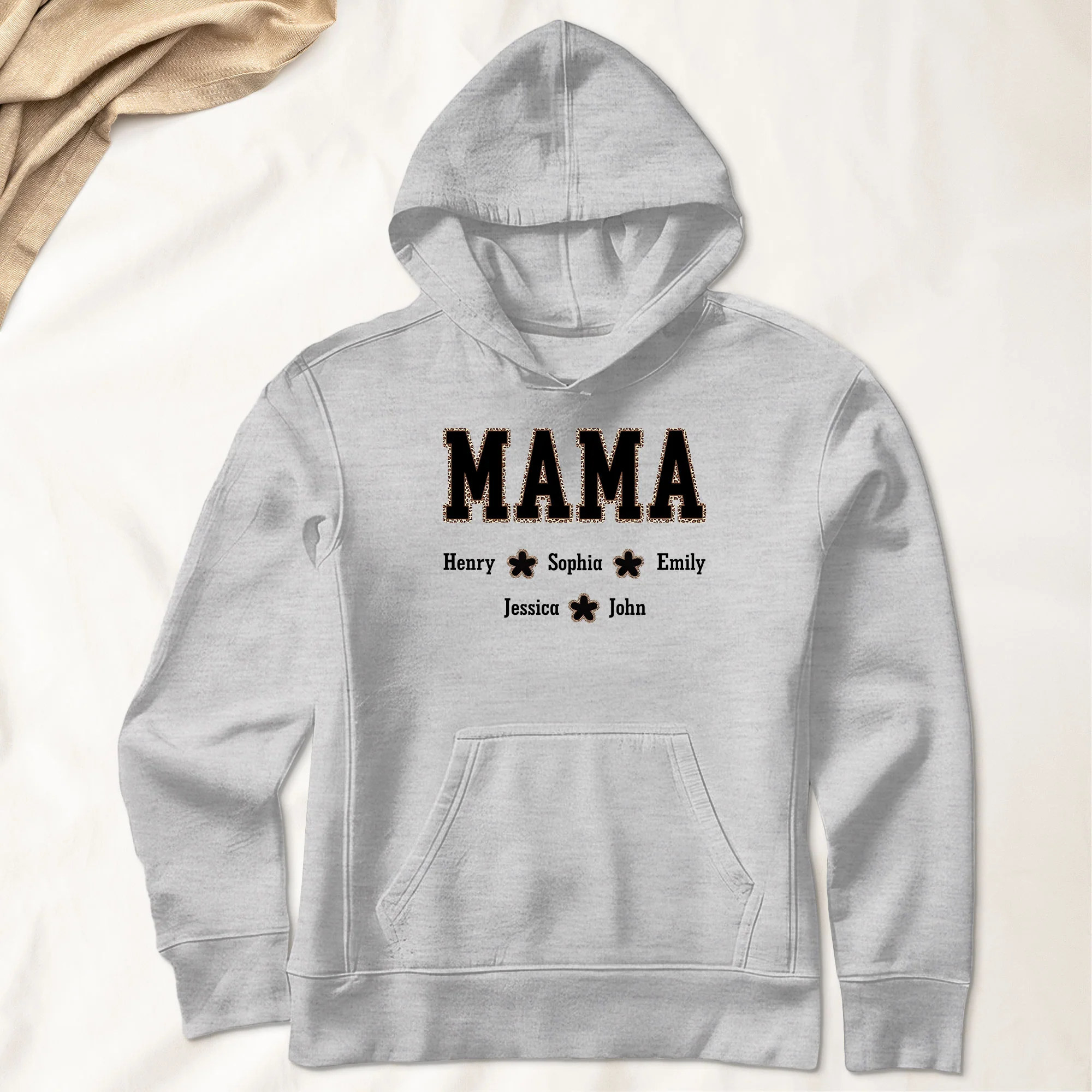 Leopard Border Title For Mom Grandma - Personalized Shirt - Image 5