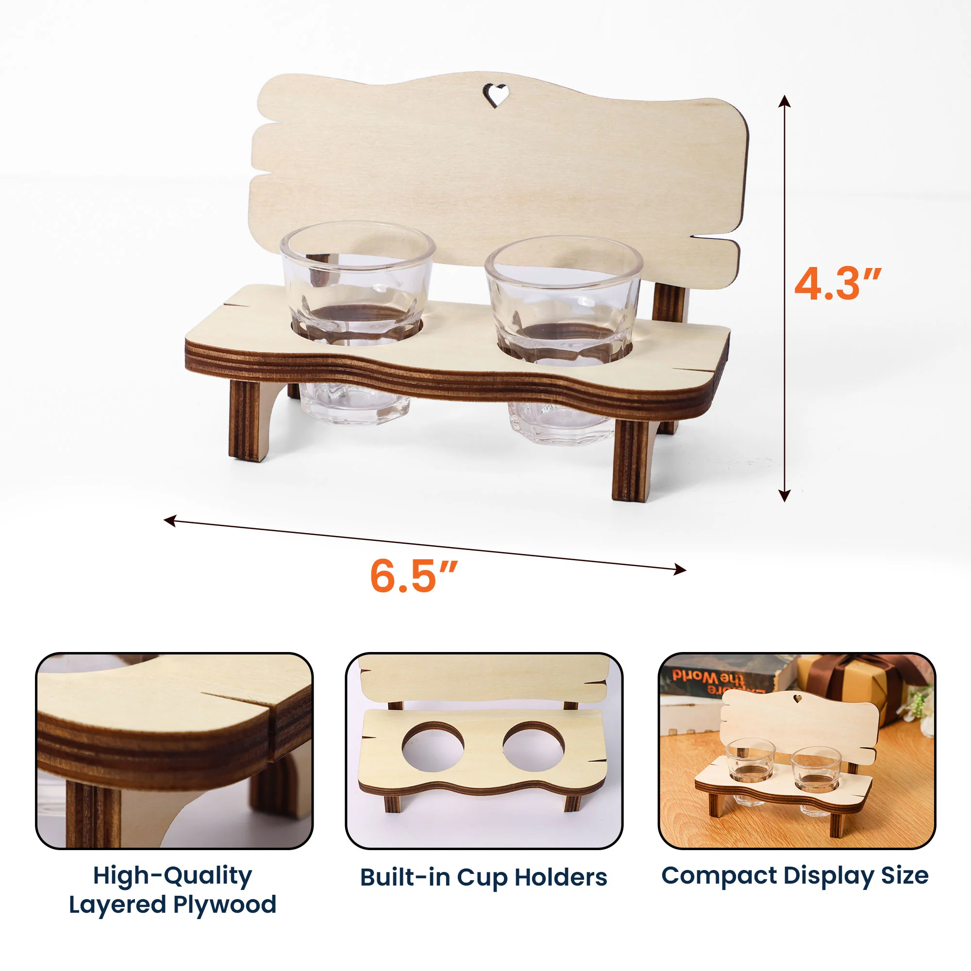 Let’s Drink Together For The Rest Of Our Lives - Personalized Liquor Bench - Image 5