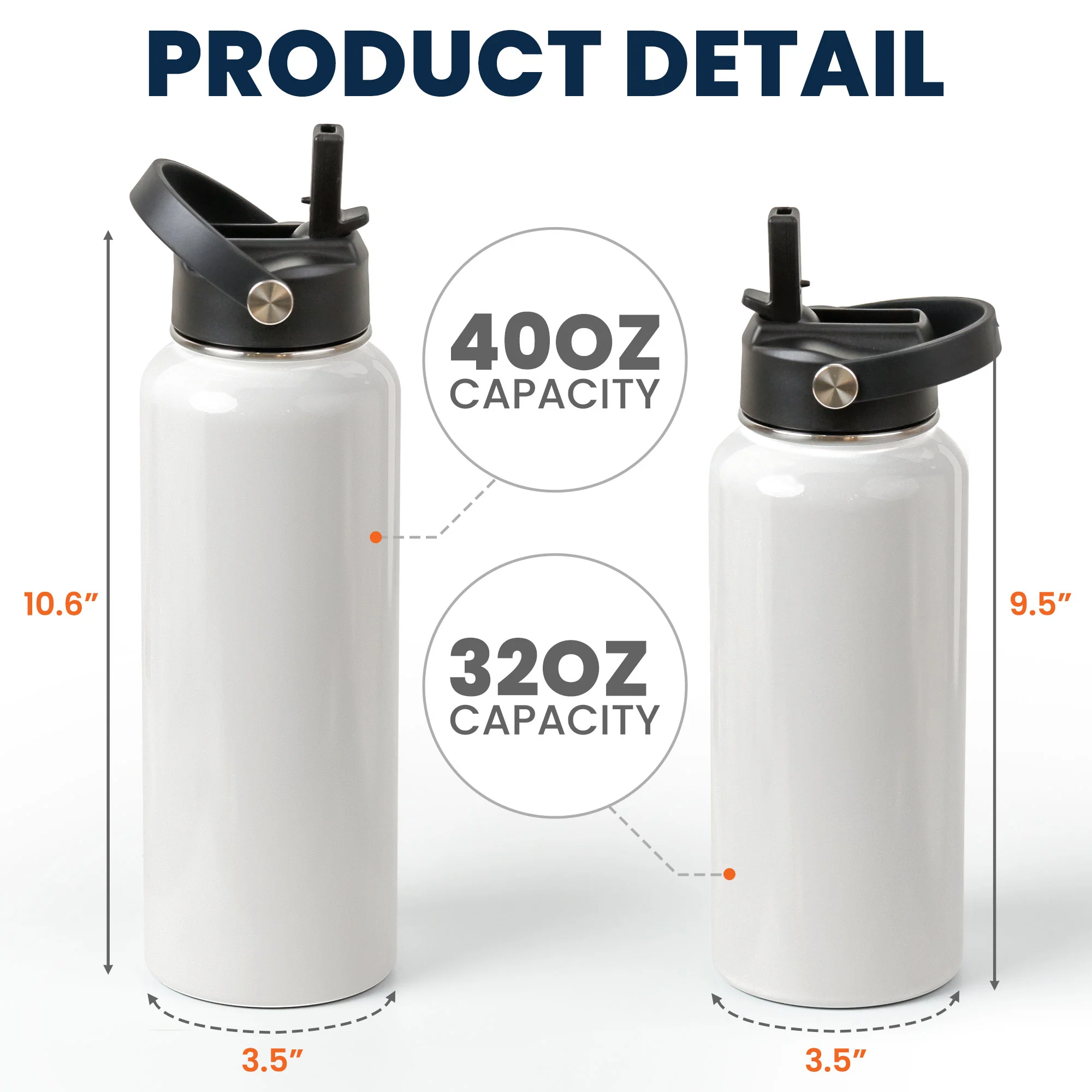 Let's Drink By The Fire & Watch People Park Their Campers - Personalized Stainless Steel Water Bottle - Image 4
