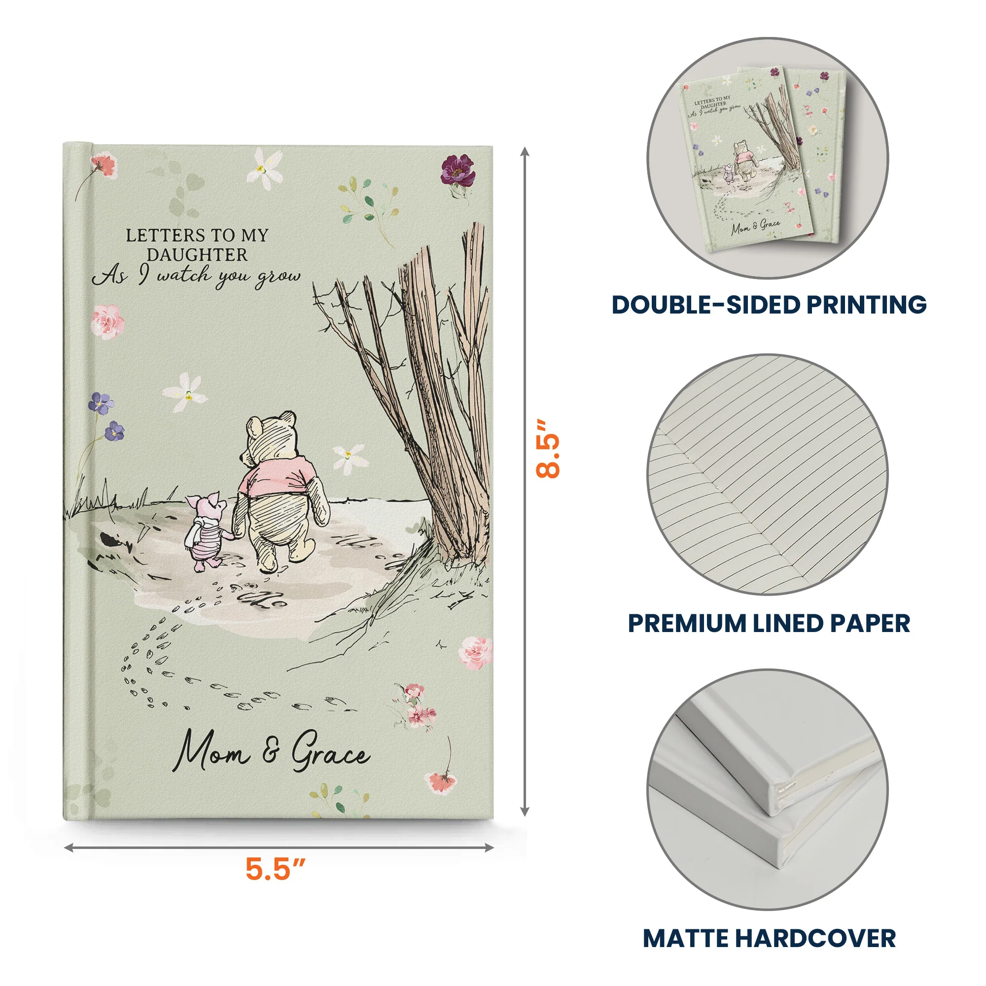 Letters To My Daughter As I Watch You Grow - Personalized Journal - Image 8