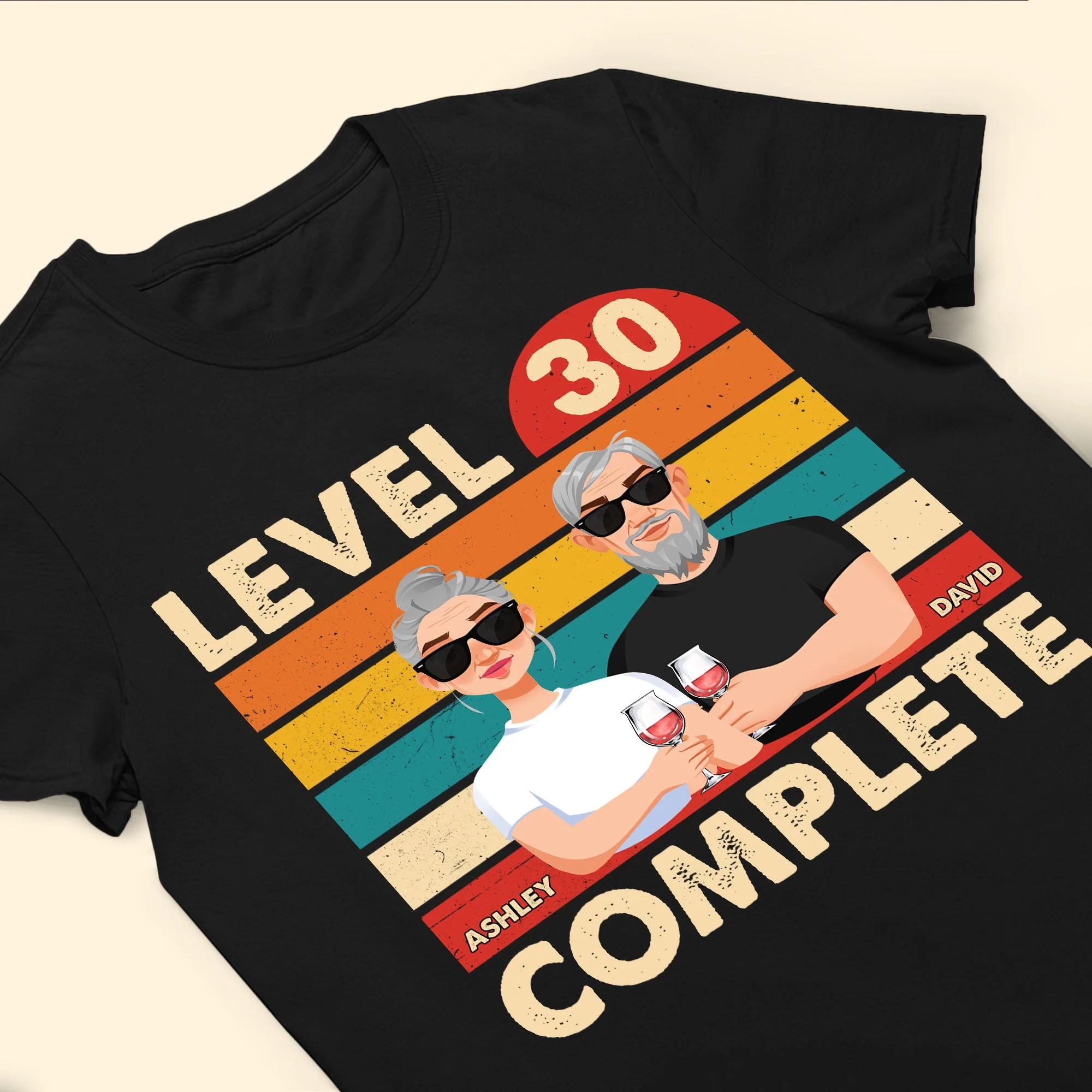 Level Of Marriage - Personalized Matching Shirts - Image 4