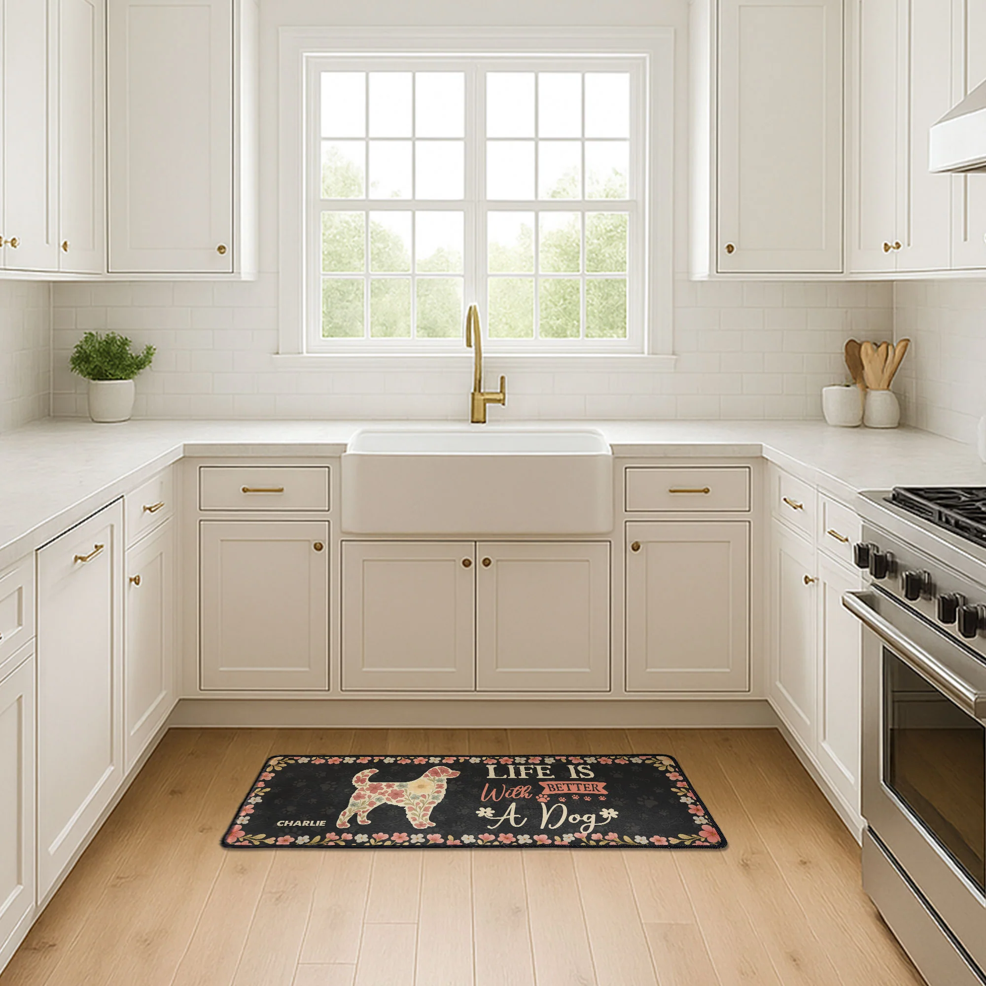 Life Is Better With Dogs - Personalized Runner Rug - Image 3