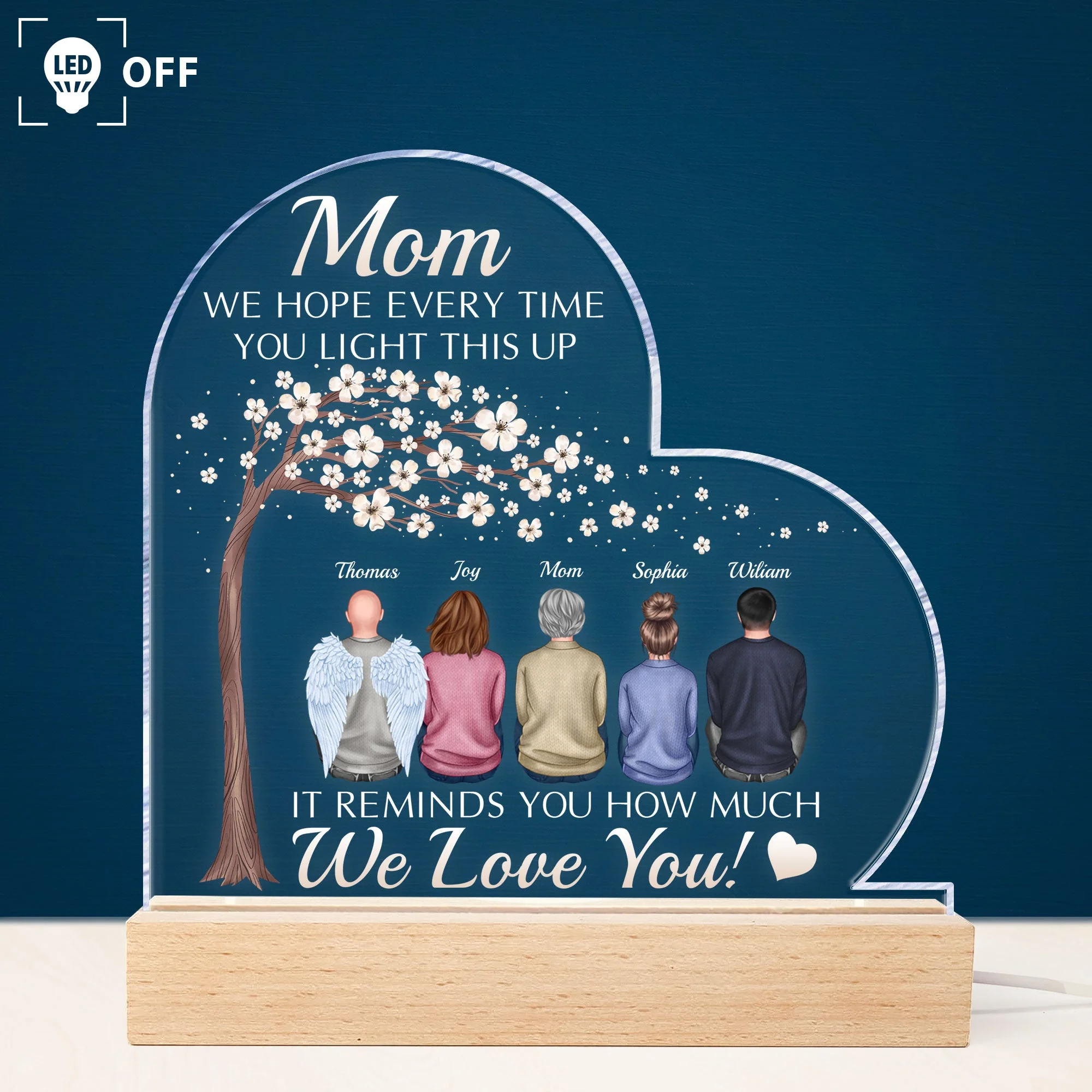 Light This Up You'll Know How Much We Love You - Personalized LED Light - Image 2