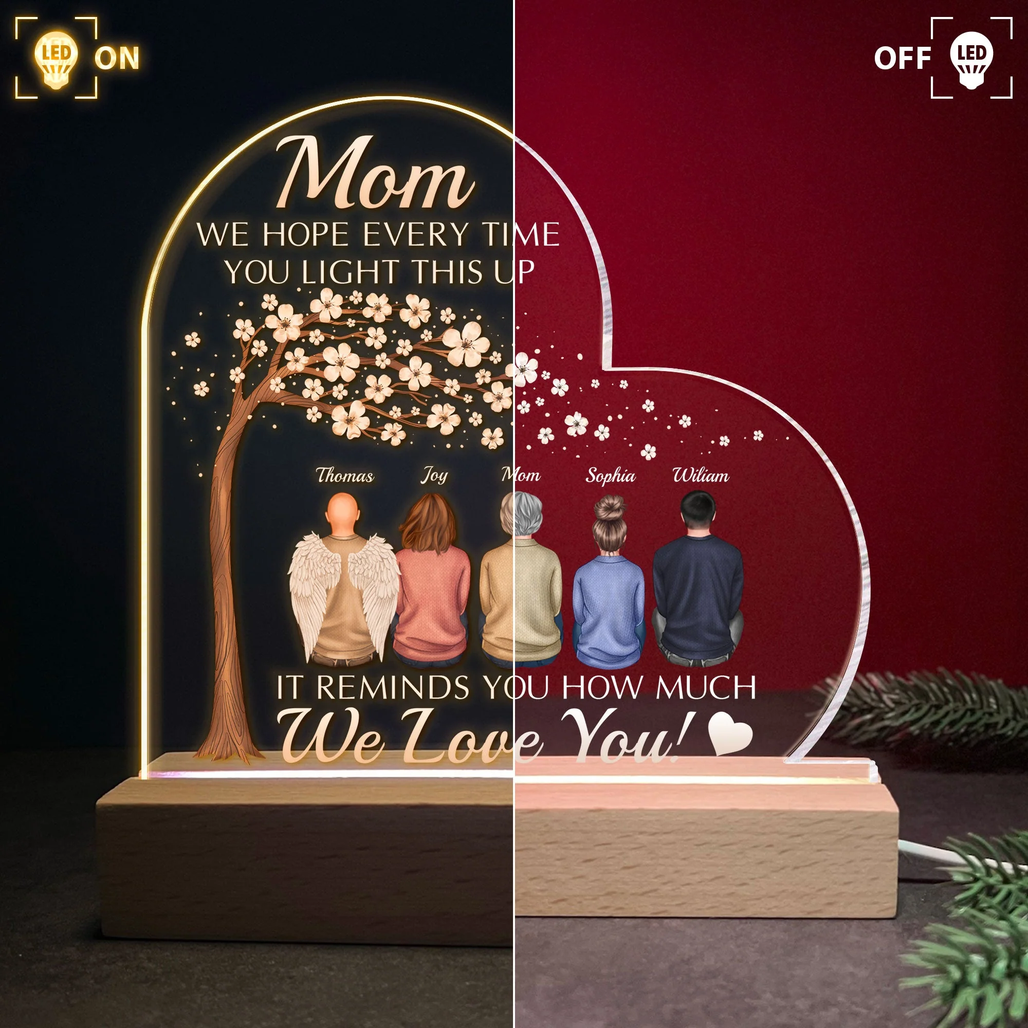 Light This Up You'll Know How Much We Love You - Personalized LED Light - Image 3