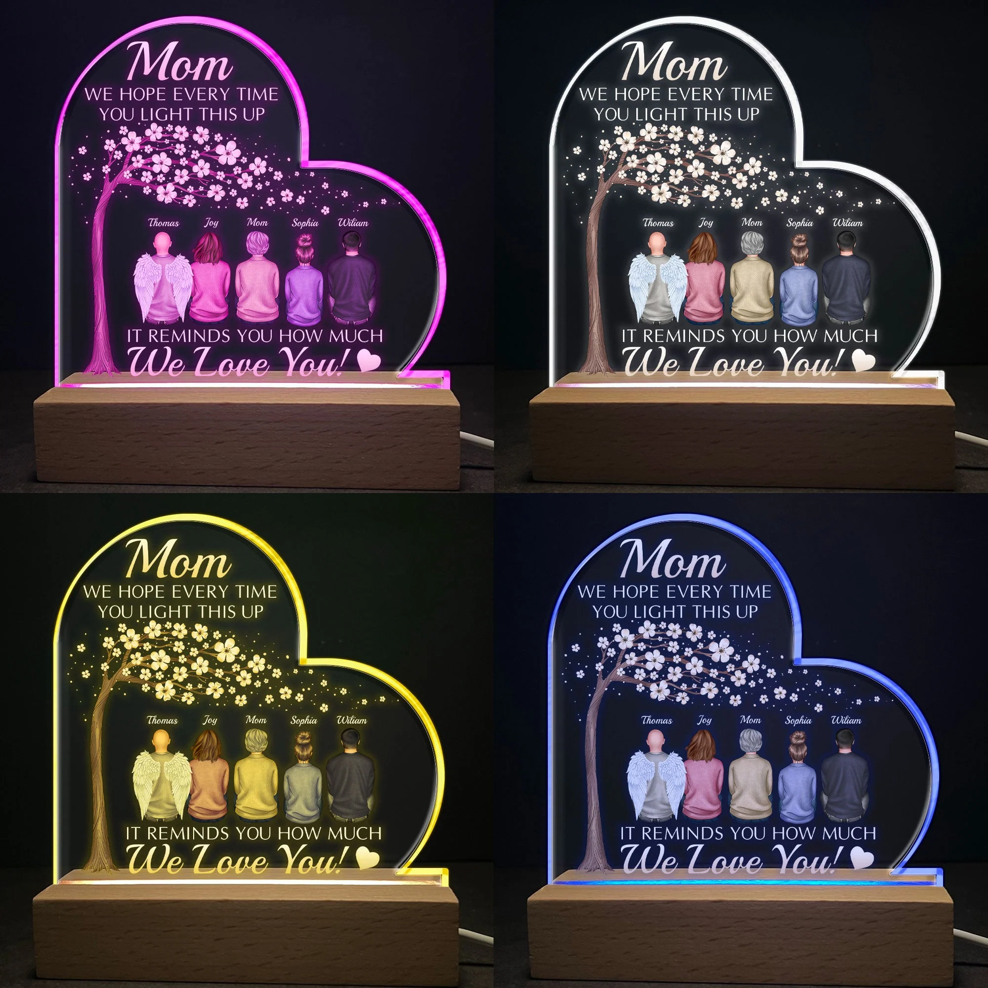 Light This Up You'll Know How Much We Love You - Personalized LED Light - Image 4