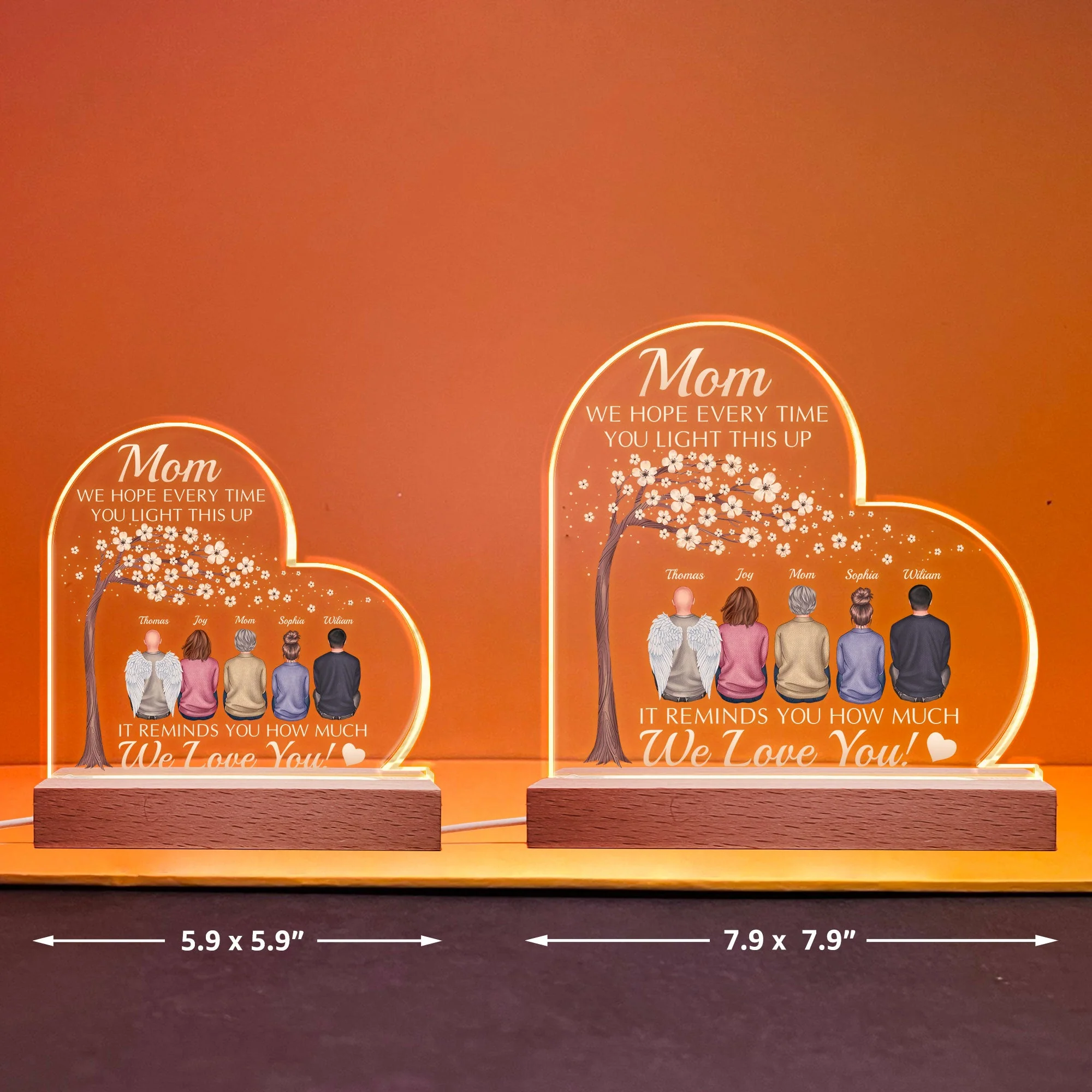 Light This Up You'll Know How Much We Love You - Personalized LED Light - Image 6