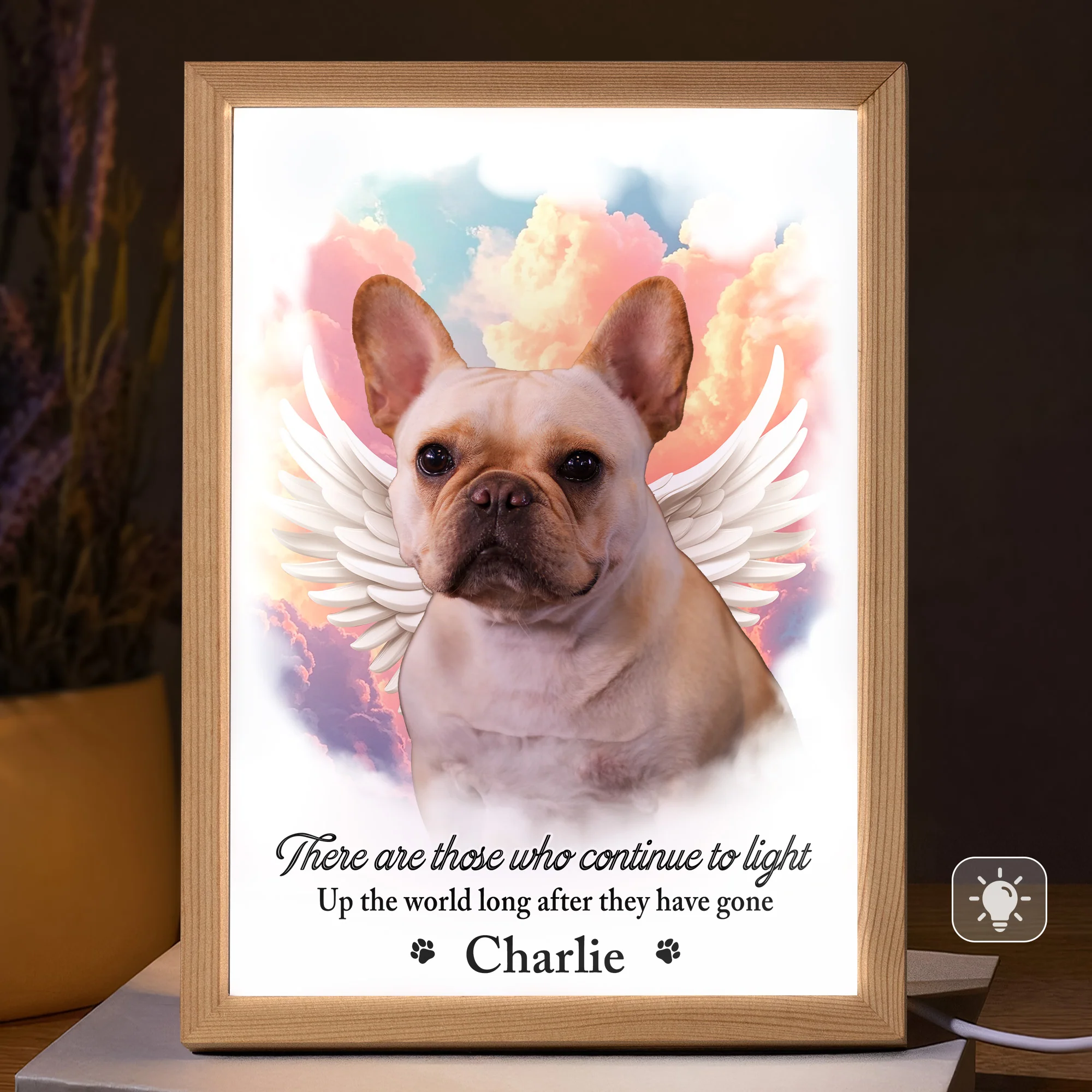 Light Up The World - Personalized Light Up Photo Frame - Image 2