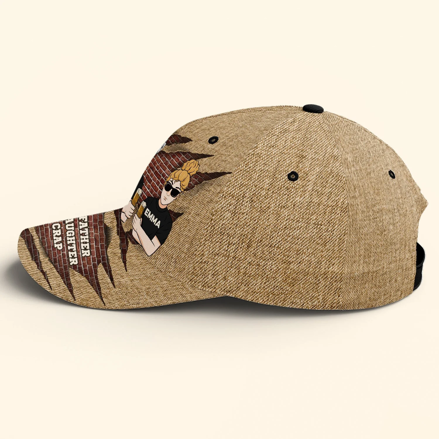 Like Father, Like Daughter ...Oh Crap - Personalized Classic Cap - Image 2