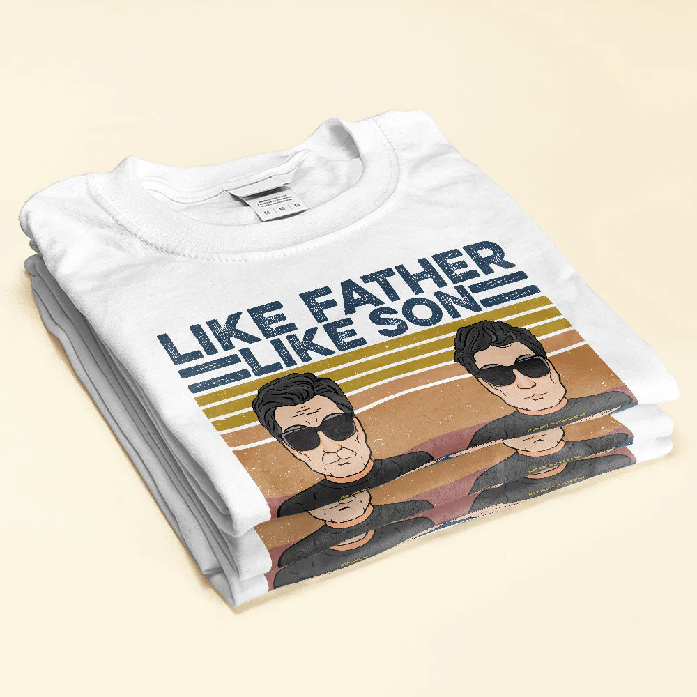Like Father Like Son... Oh Crap, Father And Son Best Friends For Life - Personalized Shirt - Image 2
