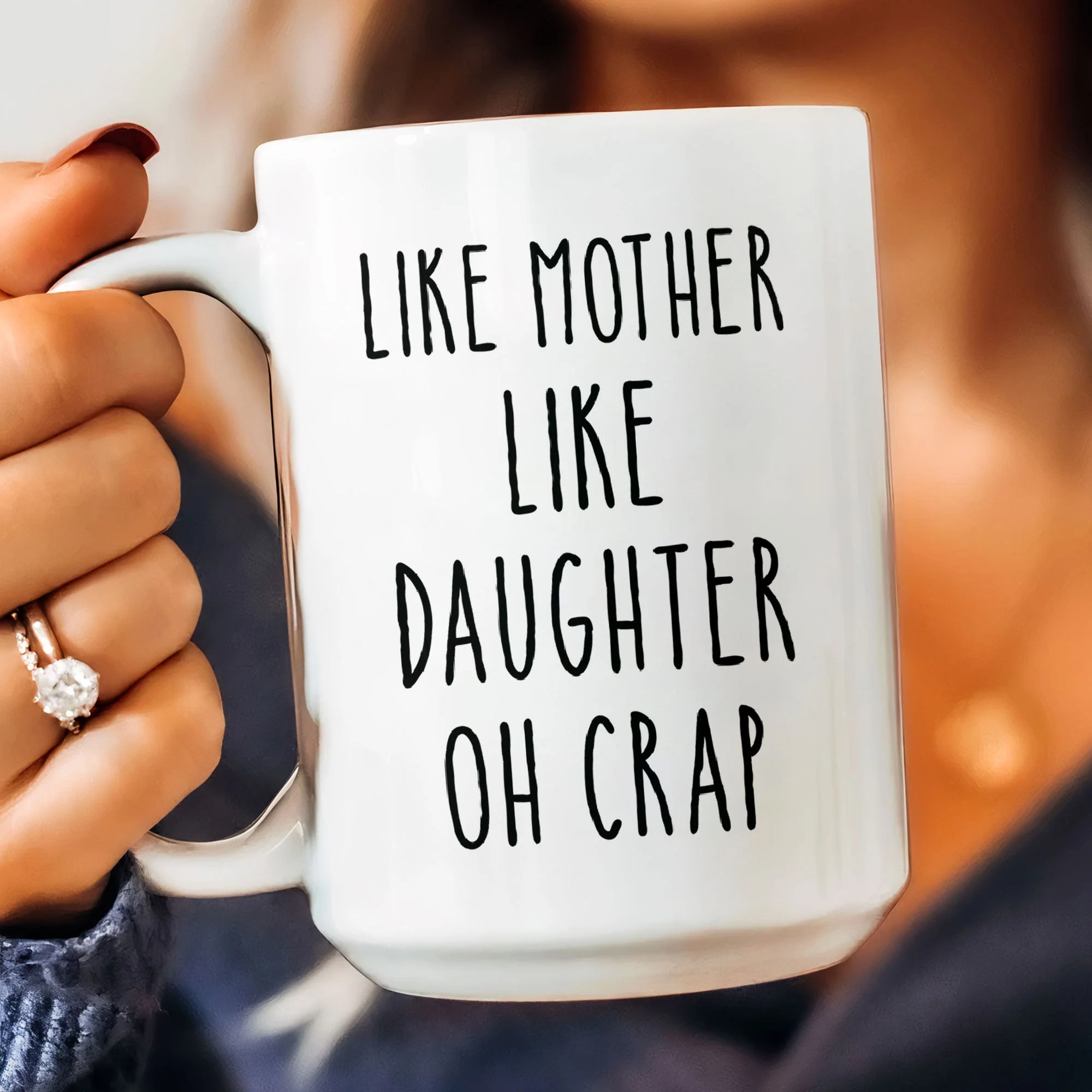 Like Mom Like Daughter - Personalized Mug - Image 5