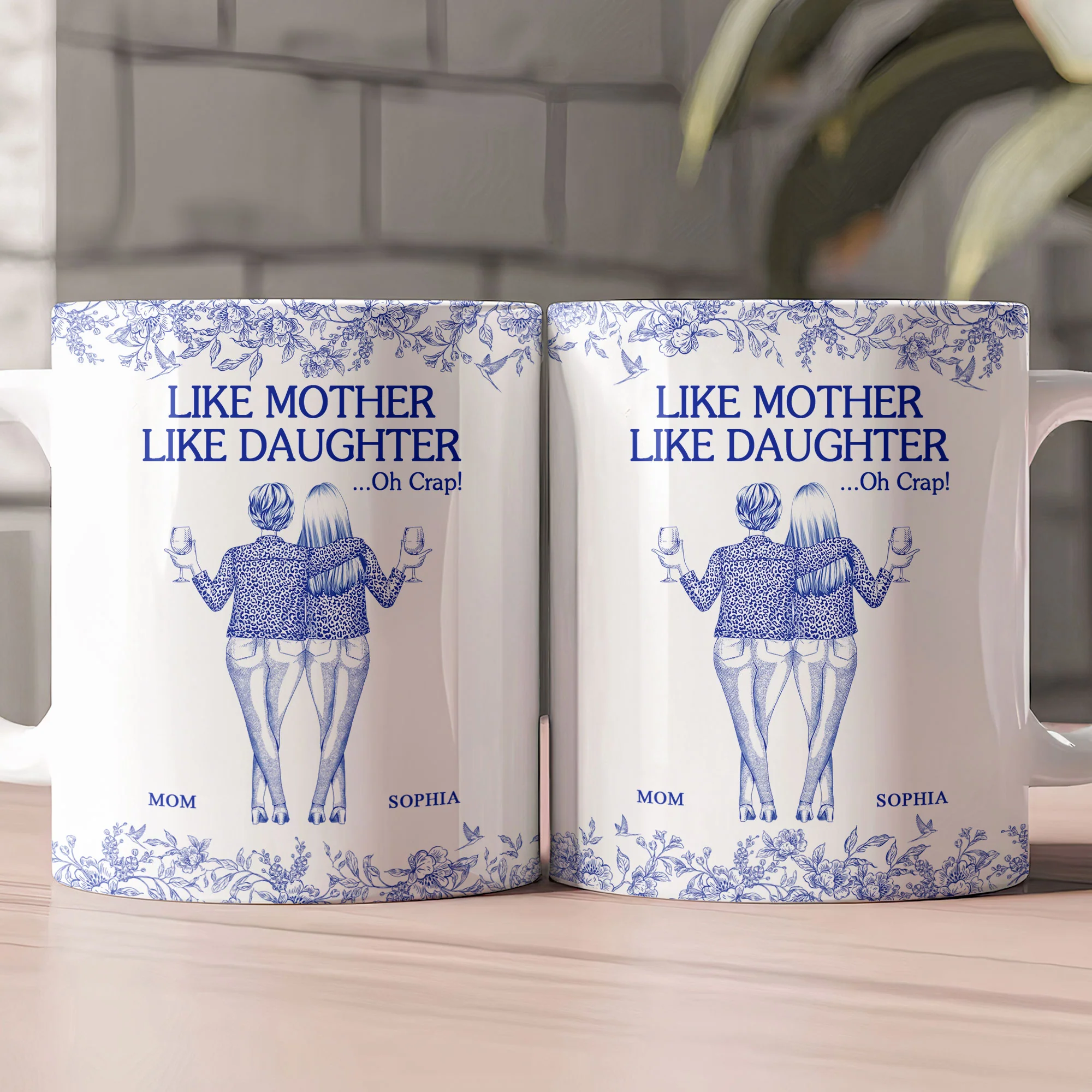 Like Mother Like Daughter - Personalized Mug - Image 2