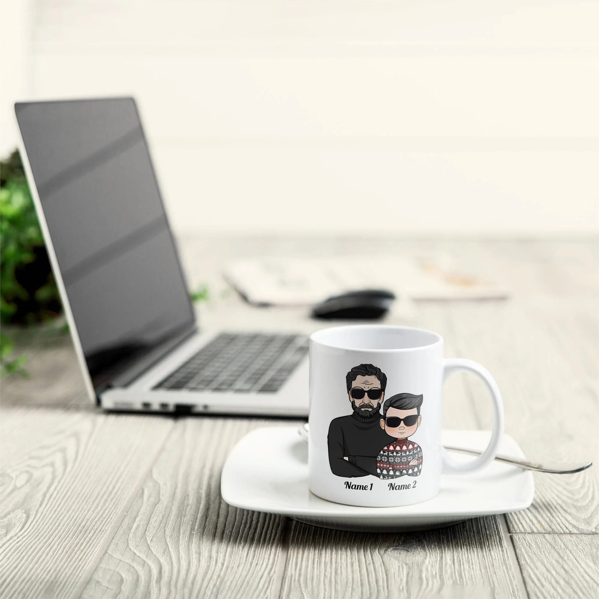 Like Uncle Like Nephew Oh Crap - Personalized Mug - Image 6