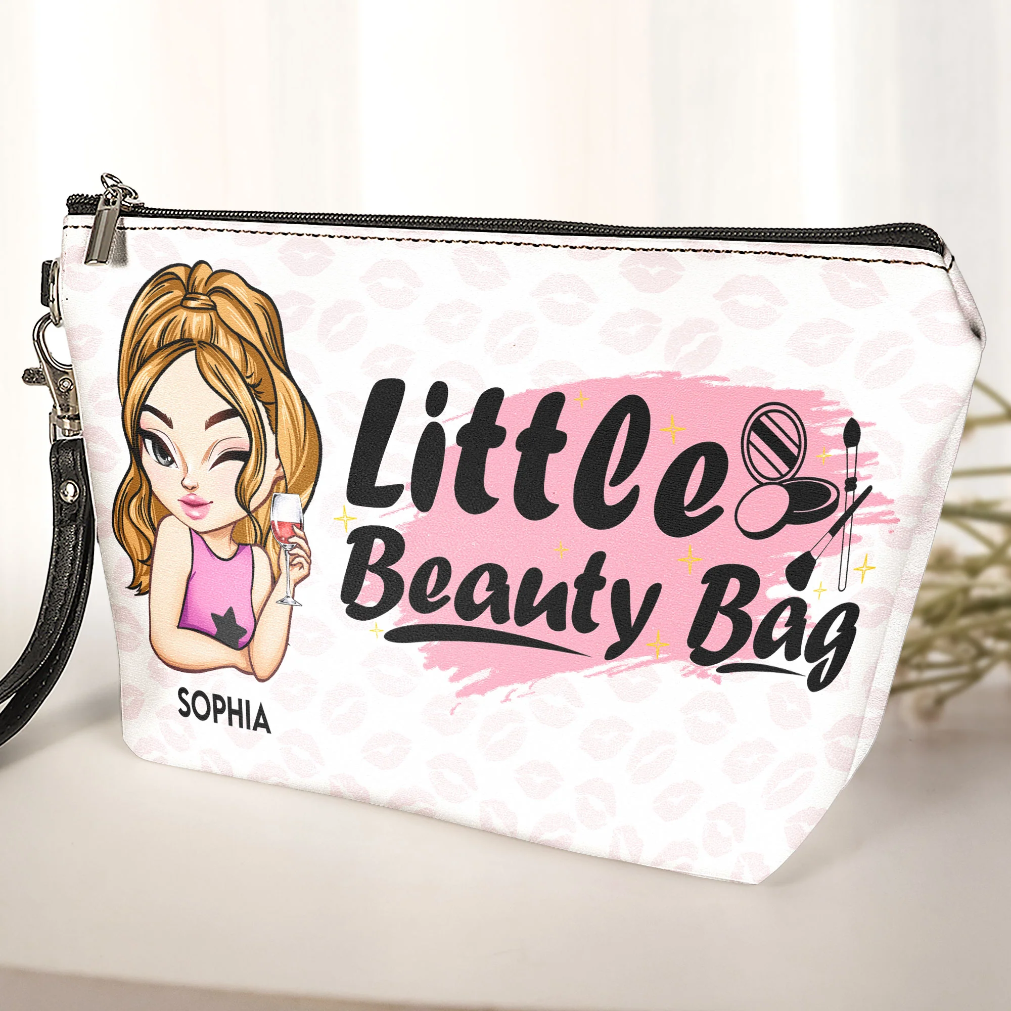 Little Beauty Bag - Personalized Cosmetic Bag - Image 2