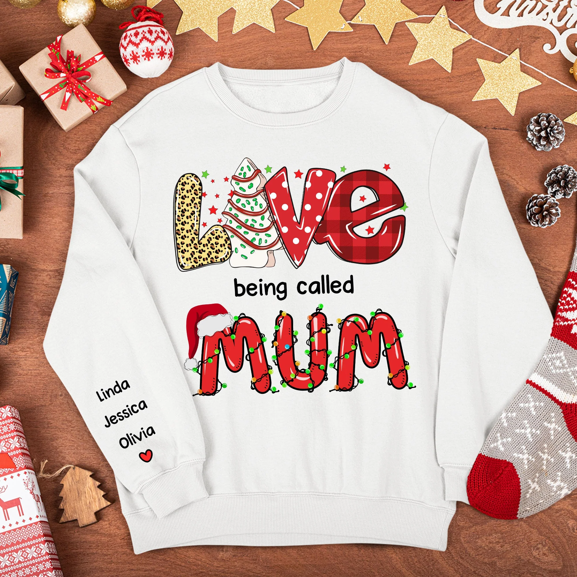 Love Being Called Nana - Personalized Sweatshirt - Image 6