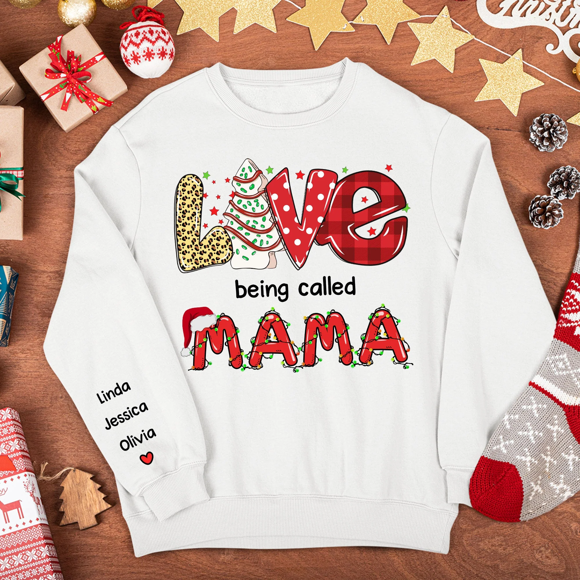 Love Being Called Nana - Personalized Sweatshirt - Image 7