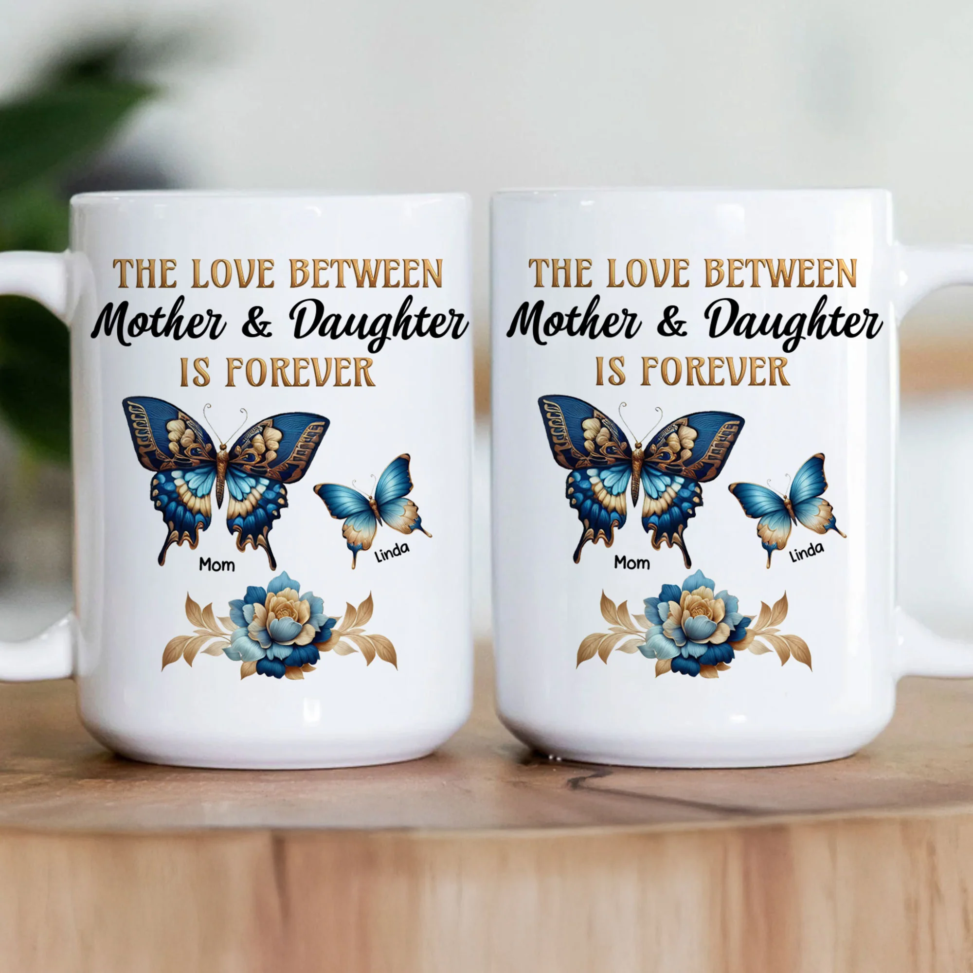 Love Between Mother & Daughters - Personalized Mug - Image 3