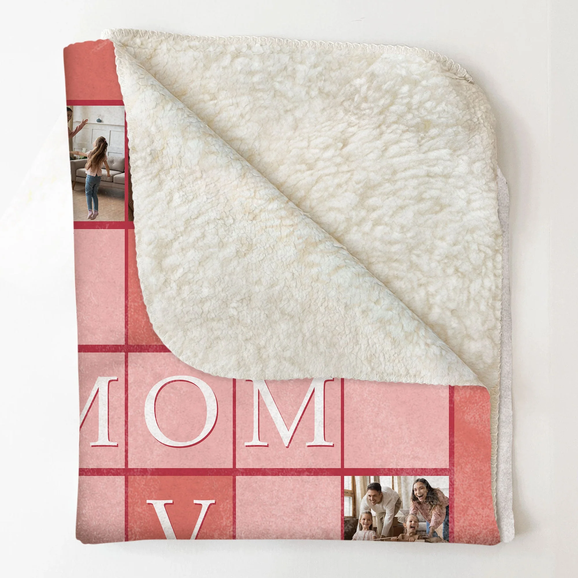 Love Mom - Personalized Photo Blanket - Image 5
