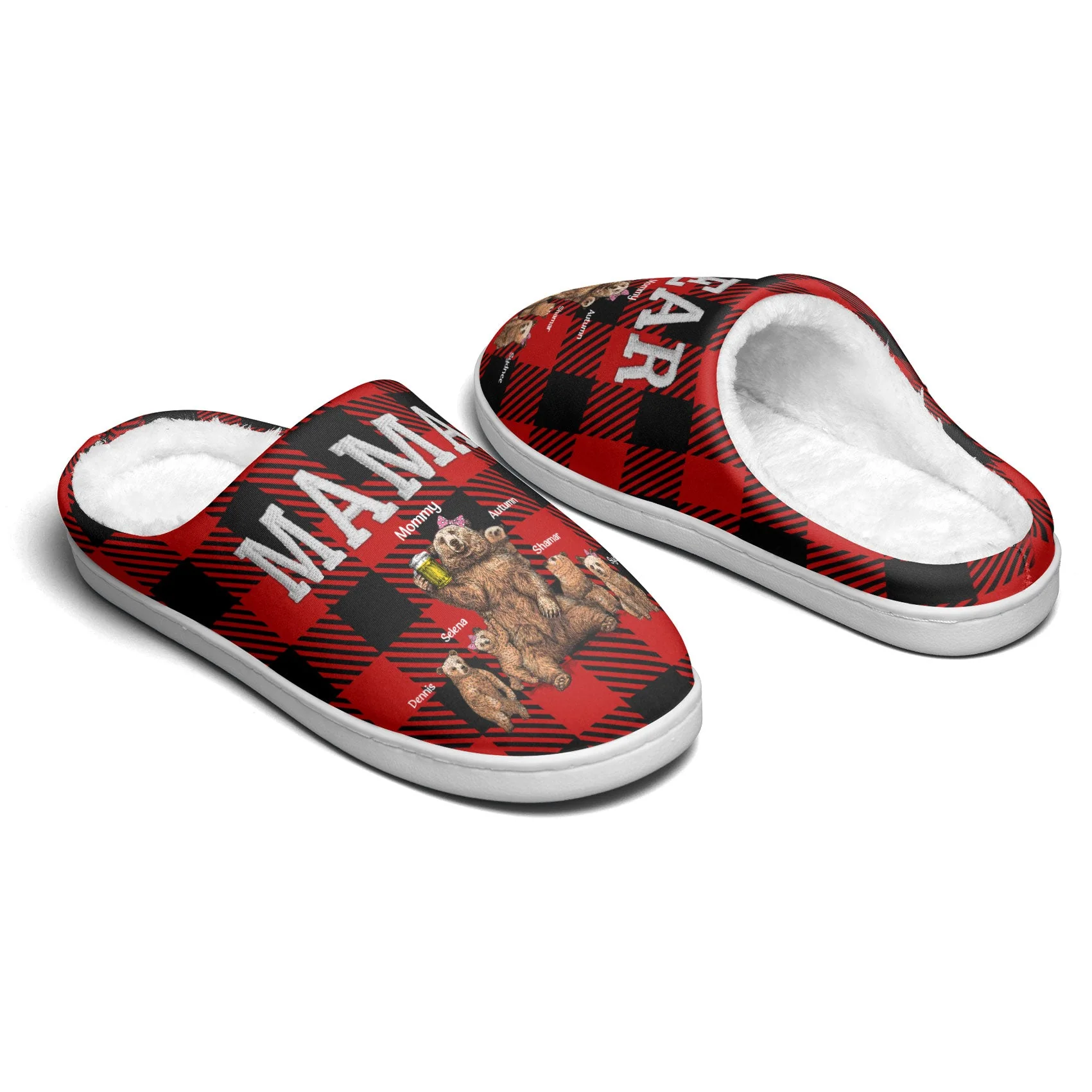 Mama Bear - Personalized Slippers - Image 4