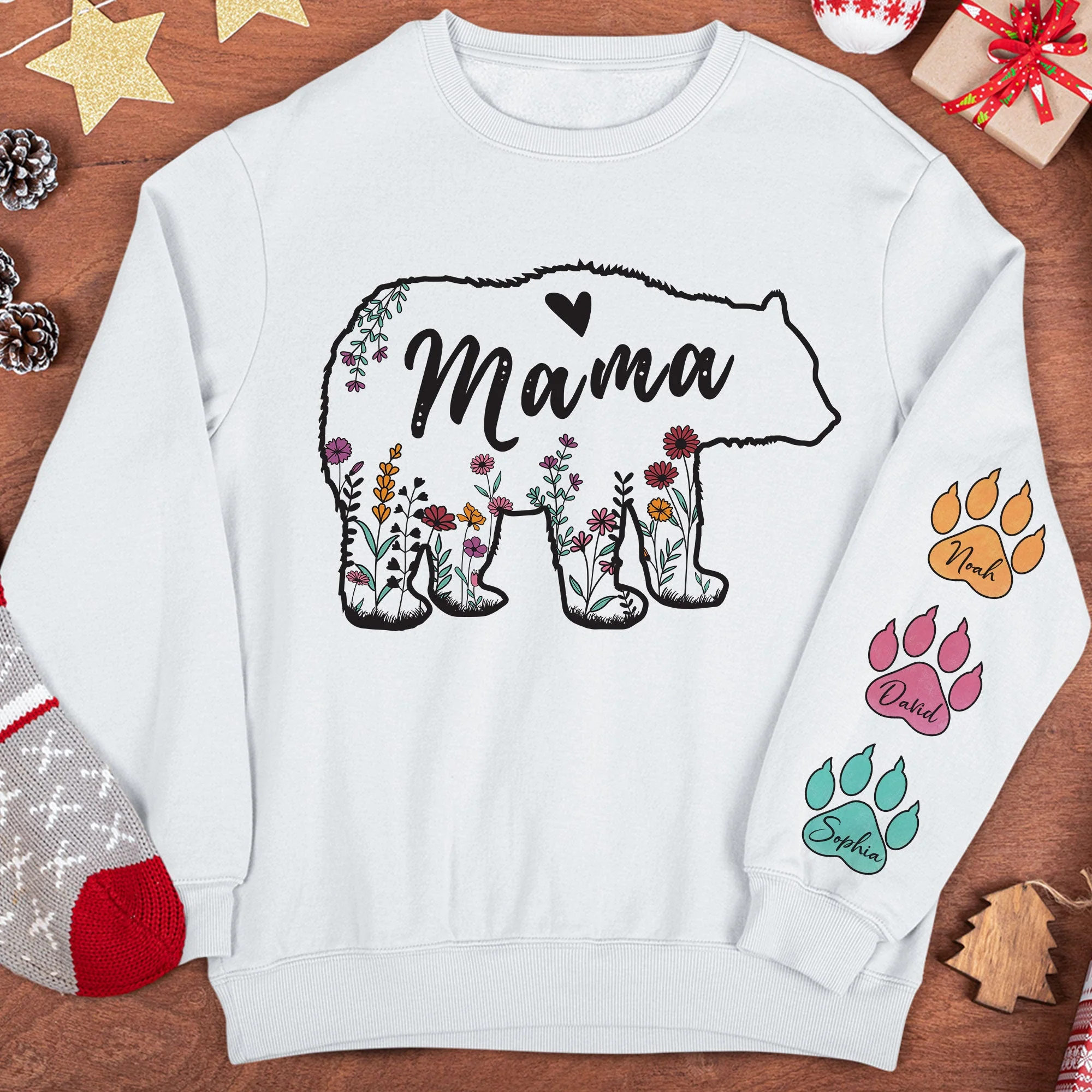 Mama Bear - Personalized Sweatshirt - Image 3