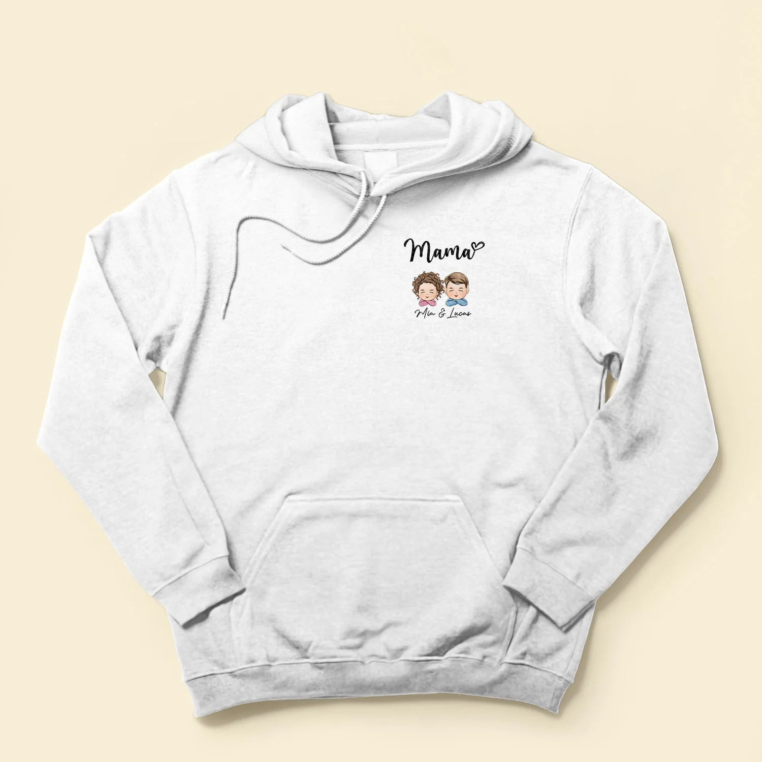 Mama Mom Mum With Kids Names - Personalized Shirt - Image 4