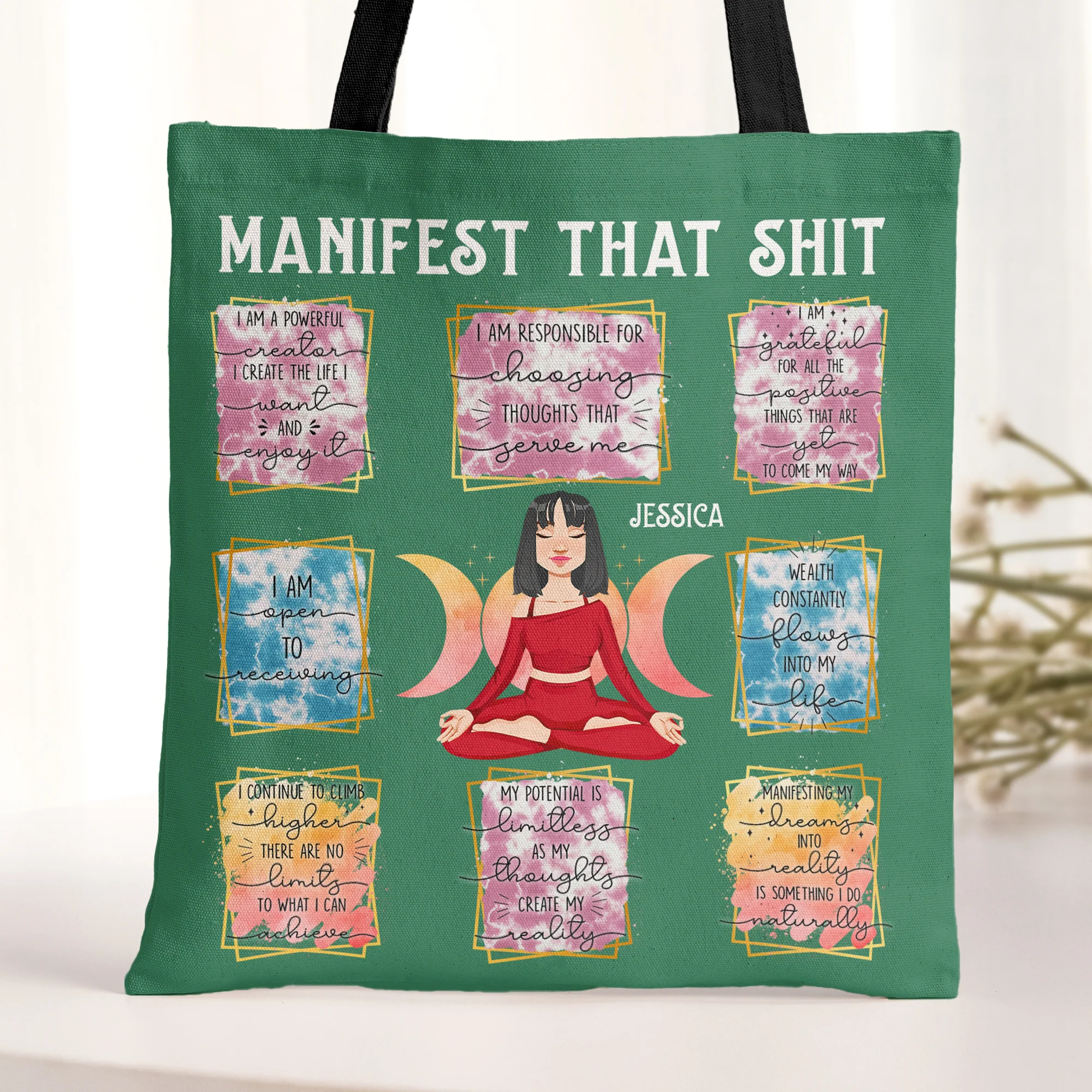 Manifestation - Personalized Tote Bag - Image 2