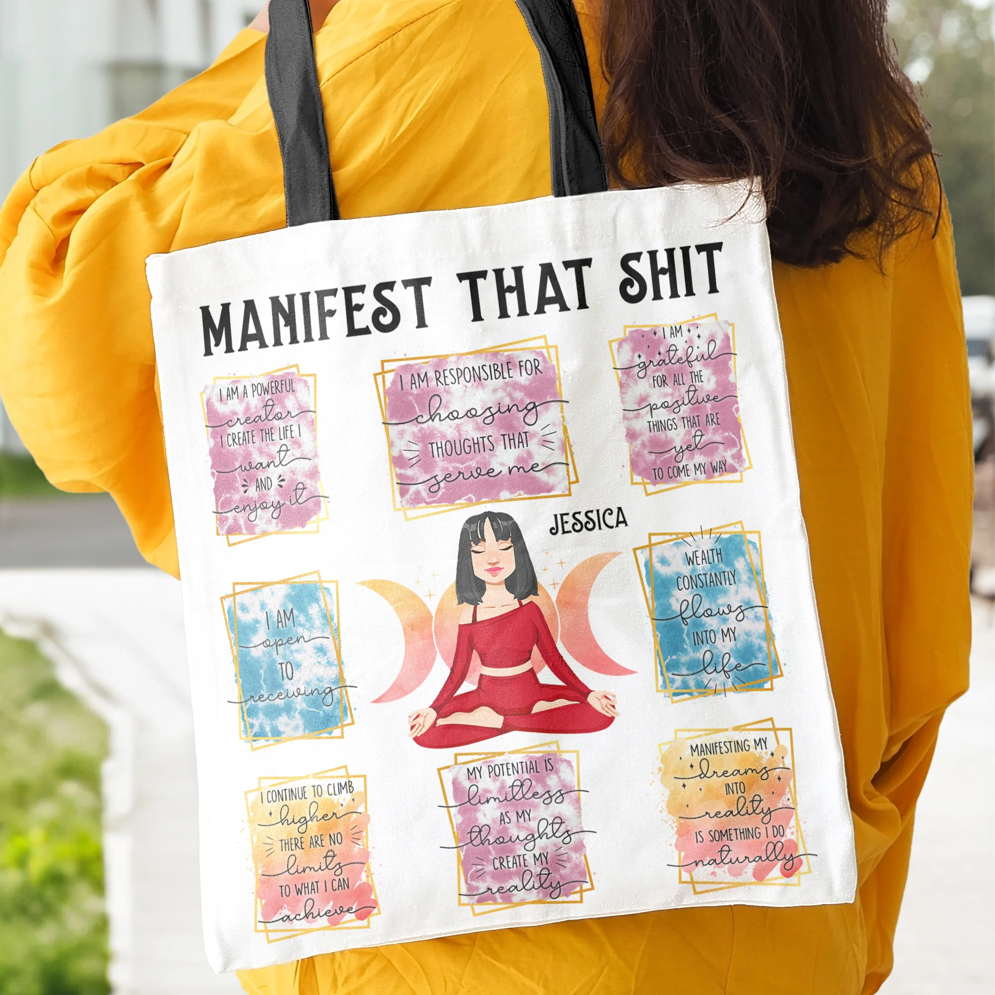 Manifestation - Personalized Tote Bag - Image 5