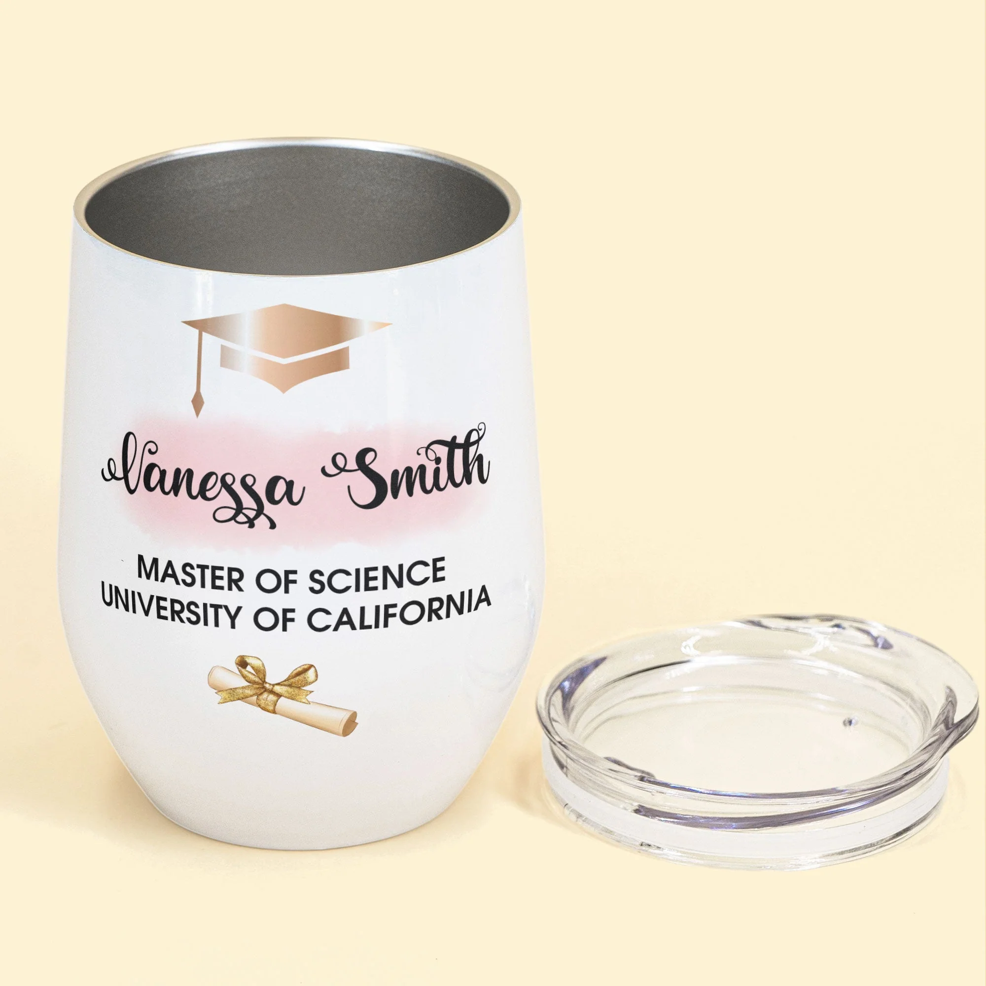 Mastered It ! - Personalized Wine Tumbler - Image 3