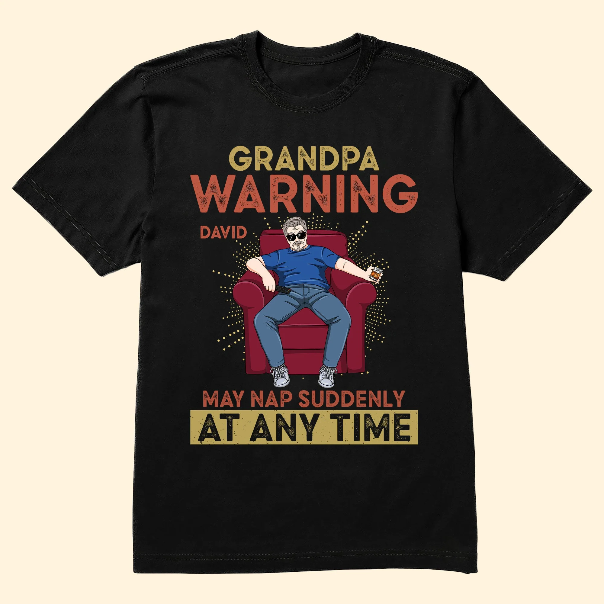 May Nap Suddenly At Any Time - Personalized Shirt - Image 2
