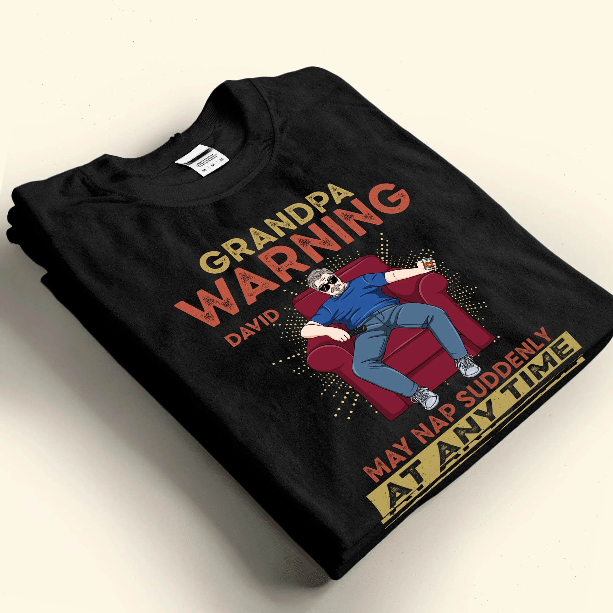 May Nap Suddenly At Any Time - Personalized Shirt - Image 3