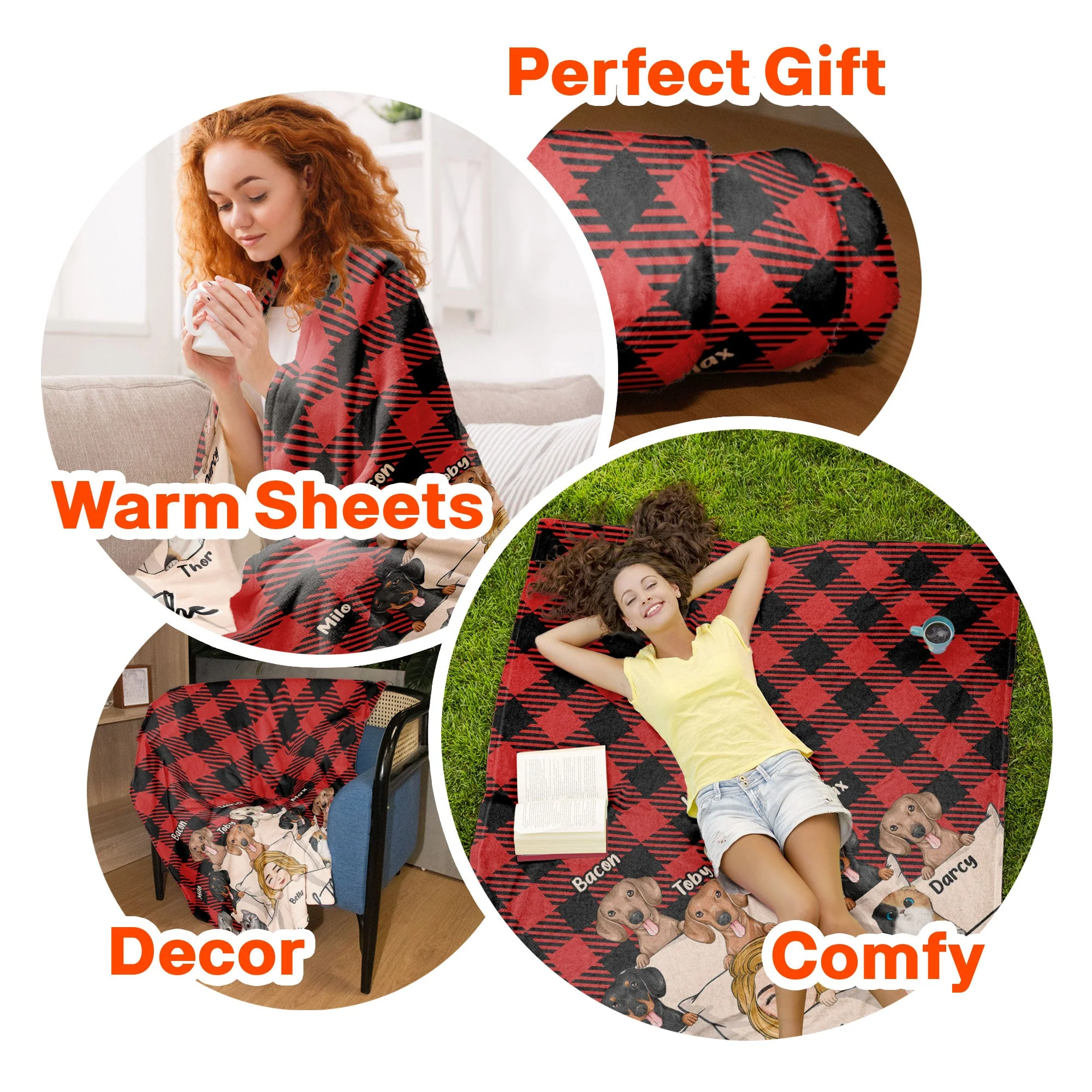 Me & The Fur Babies - Personalized Pet Blanket - Image 6