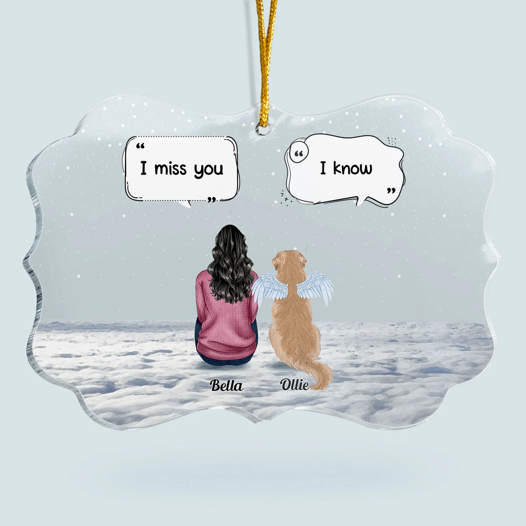 Memorial Pet - Personalized Pet Memorial Ornament - Image 2