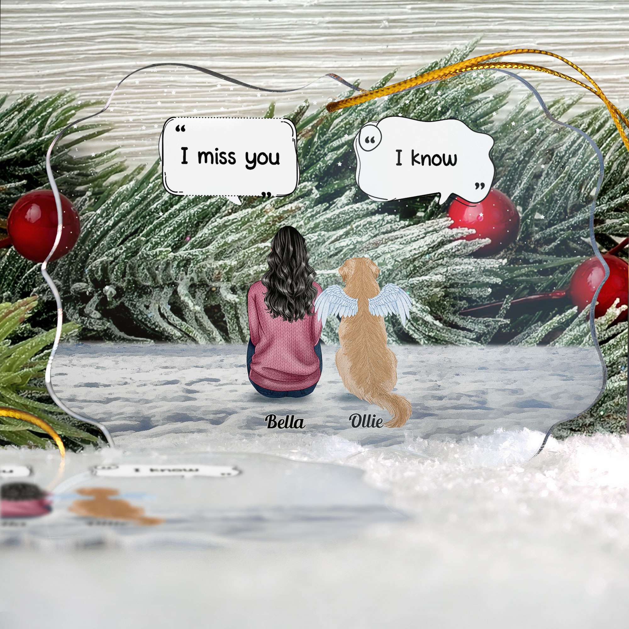 Memorial Pet - Personalized Pet Memorial Ornament - Image 3