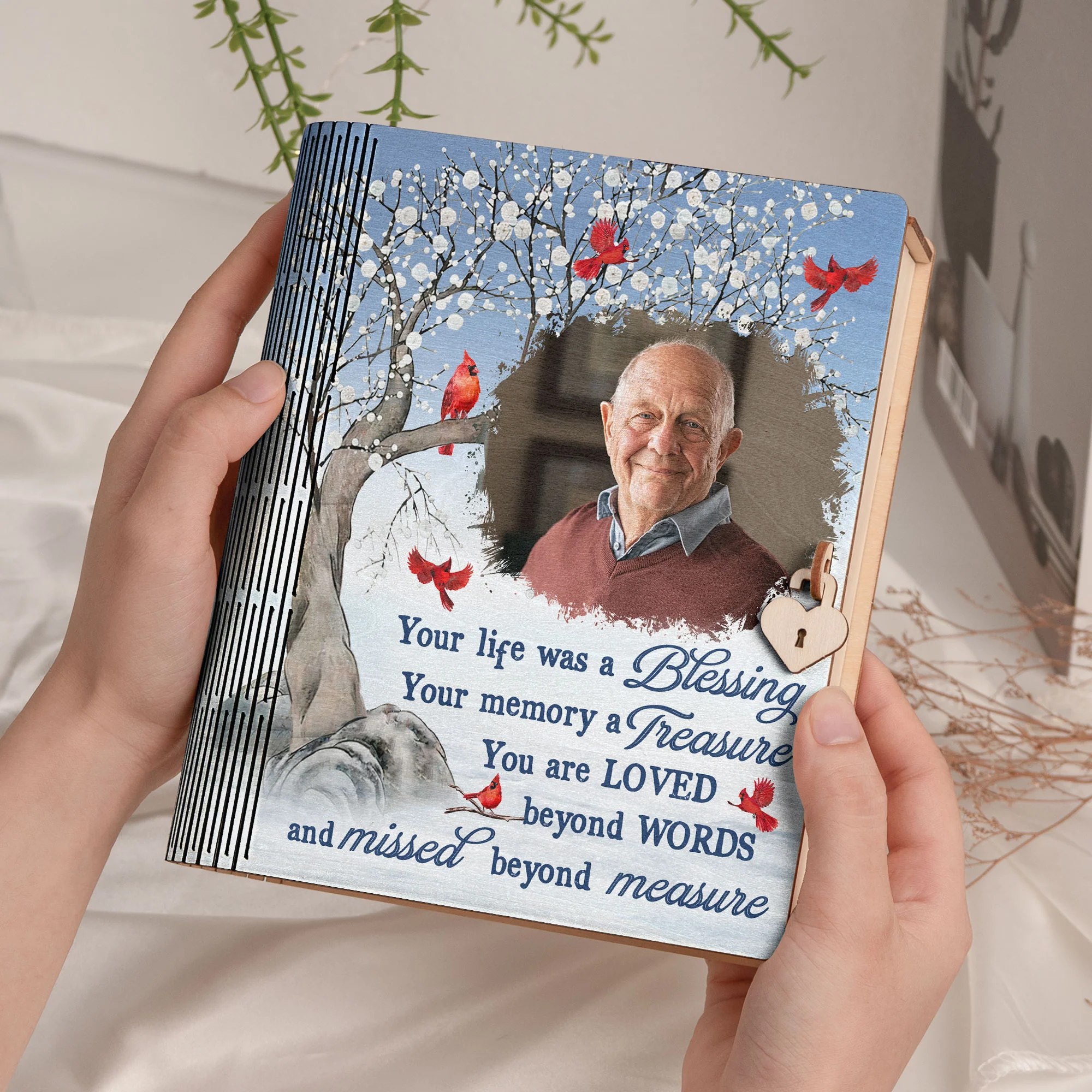 Memory Box That Memory Becomes A Treasure - Personalized Wooden Photo Book Box - Image 6