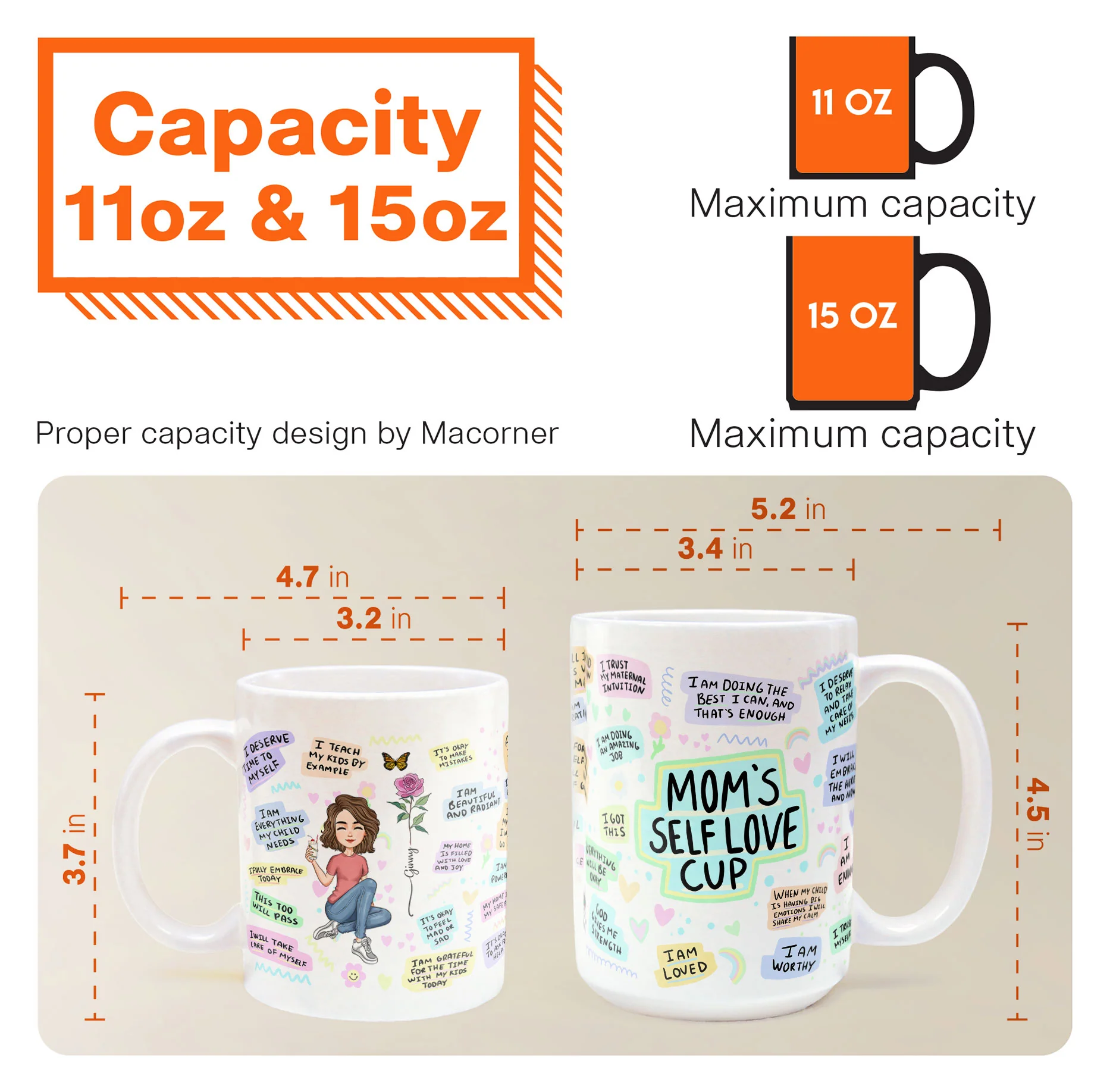 Mom Daily Affirmation - Personalized Mug - Image 7