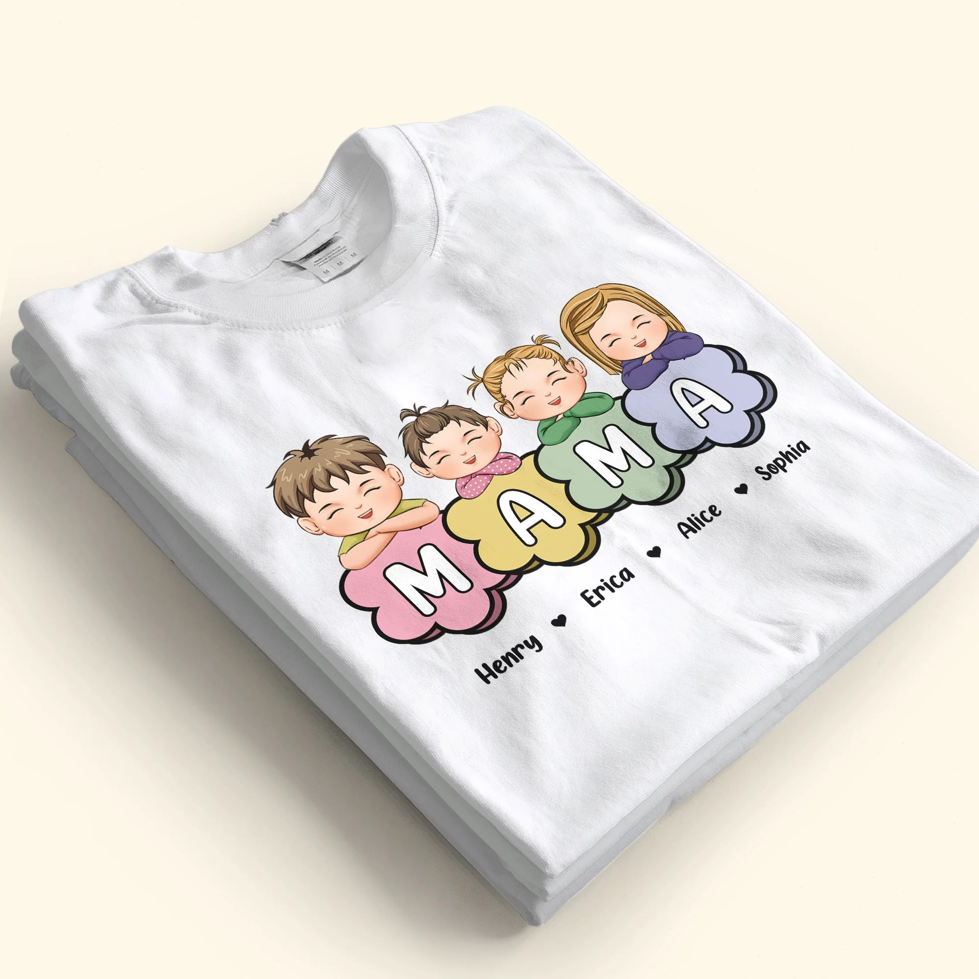 Mom - Flower Version - Personalized Shirt - Image 4