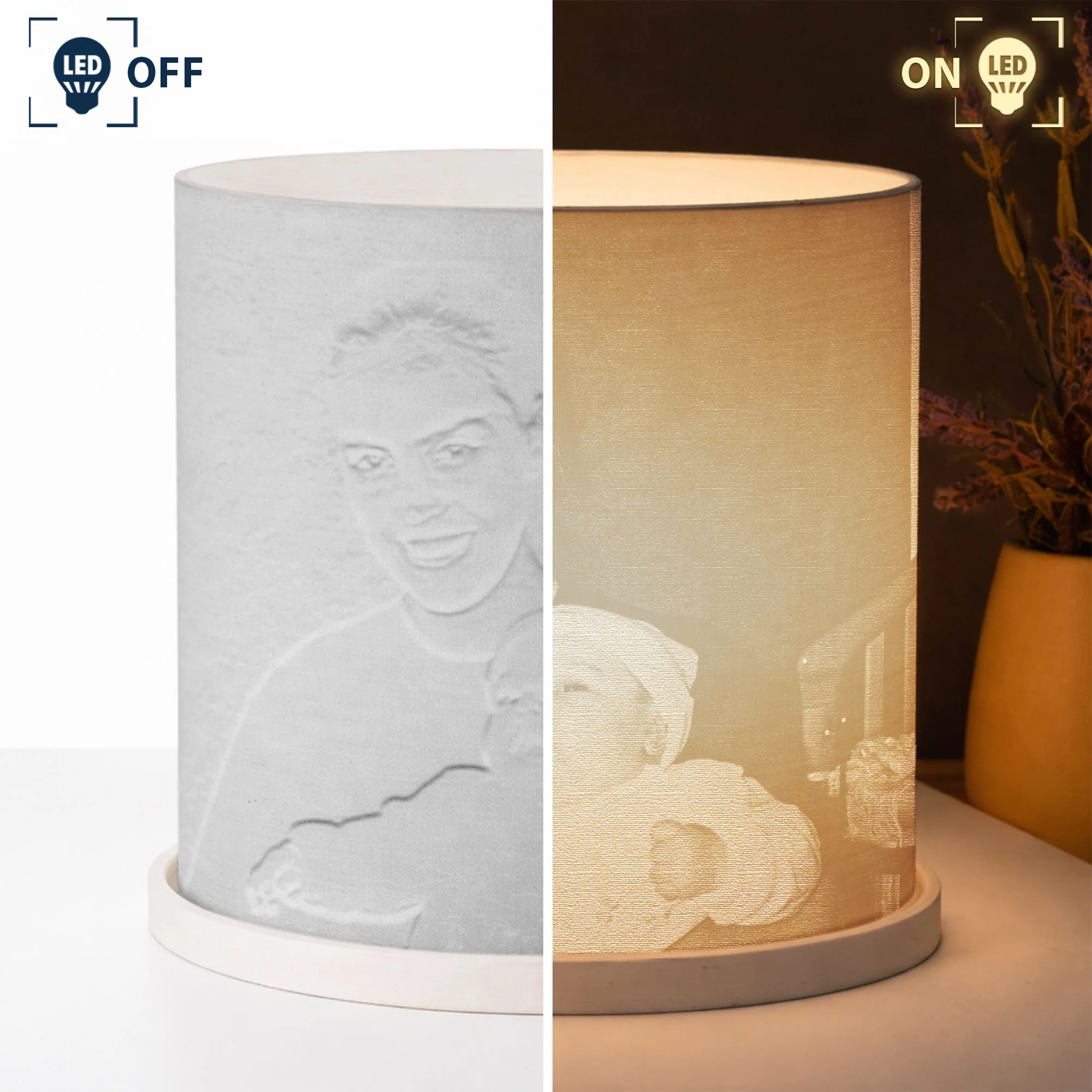 Mom, Let The Light Brighten Your Life - Personalized Night Light - Image 4