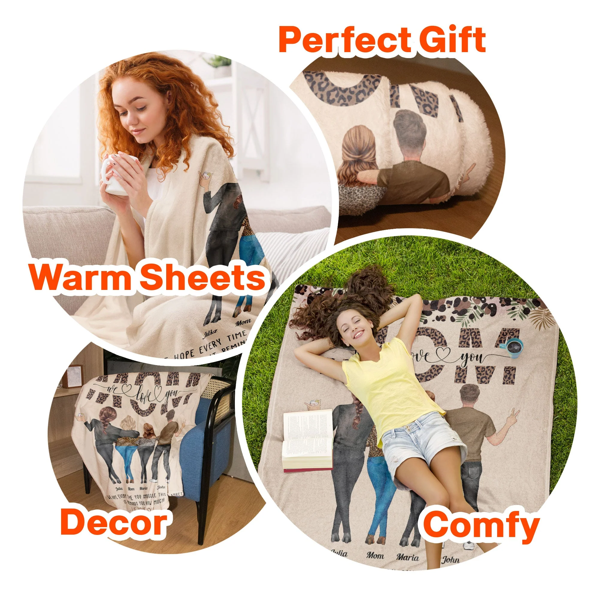 Mom This Blanket Reminds You How Much We Love You - Personalized Blanket - Image 8