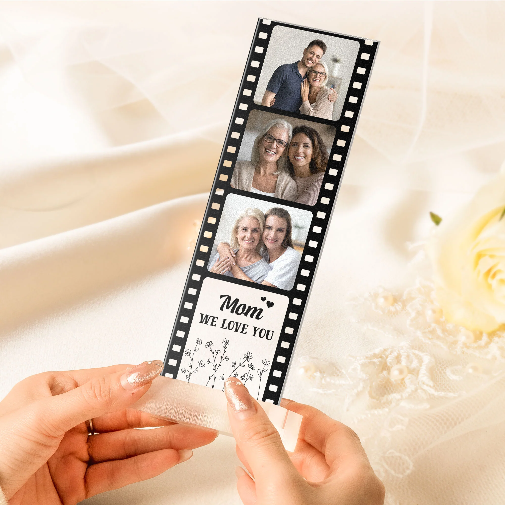 Mom We Love You - Custom Acrylic Photo Film Strip - Image 4