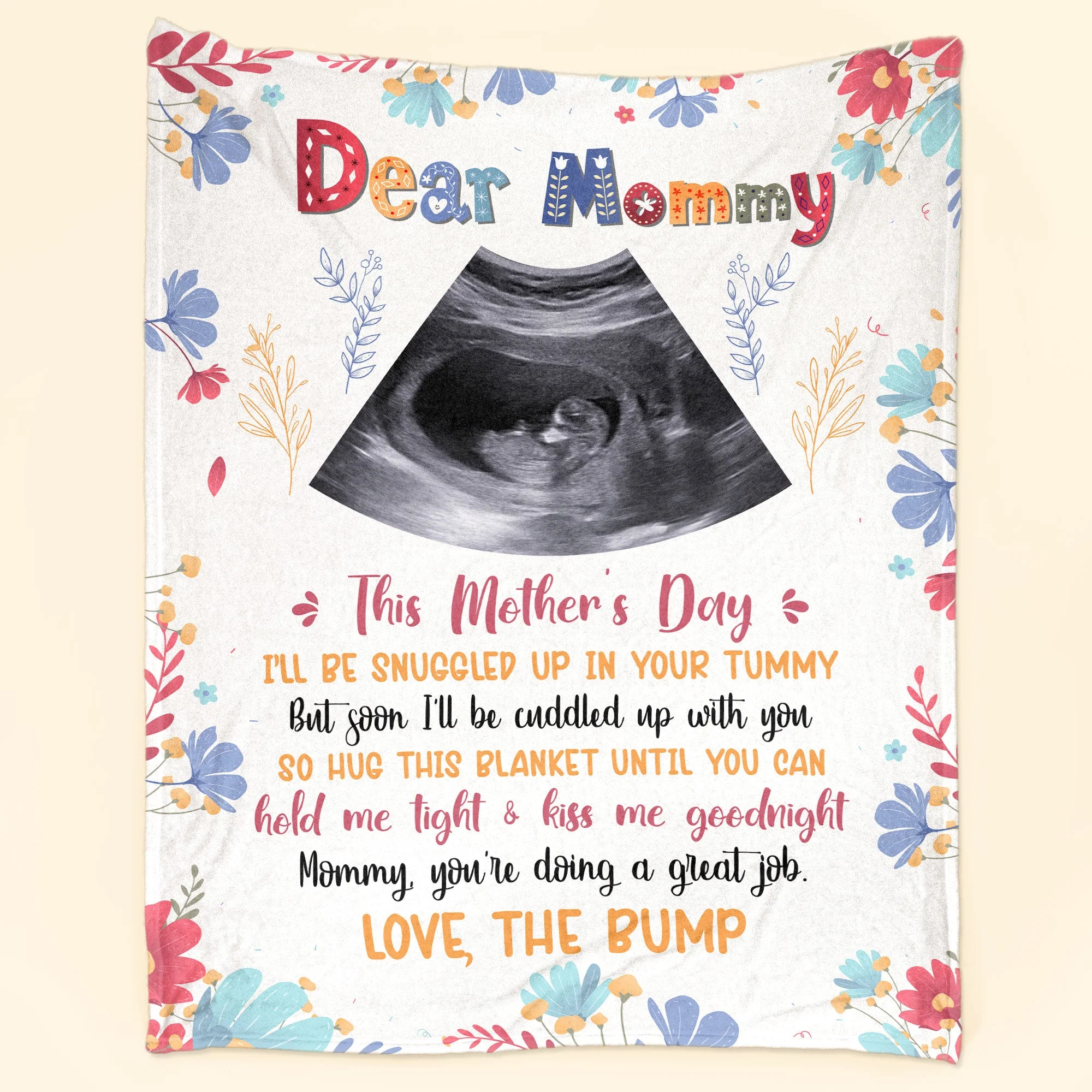 Mommy, You're Doing A Great Job - Personalized New Mom Blanket