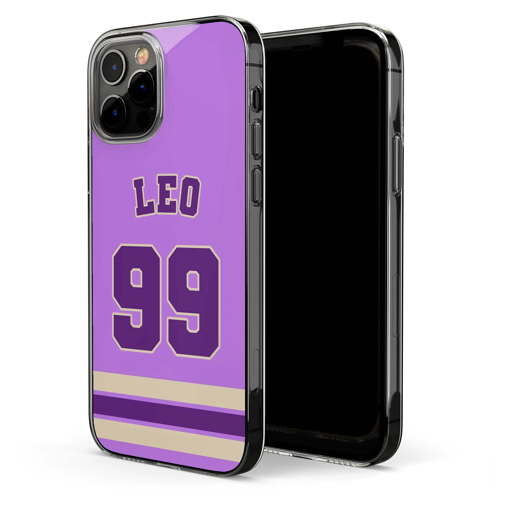Monogram Jersey Custom Name & Number Gift For Baseball, Basketball, Hockey, Football Soccer Player, Fans - Personalized Phone Case - Image 7