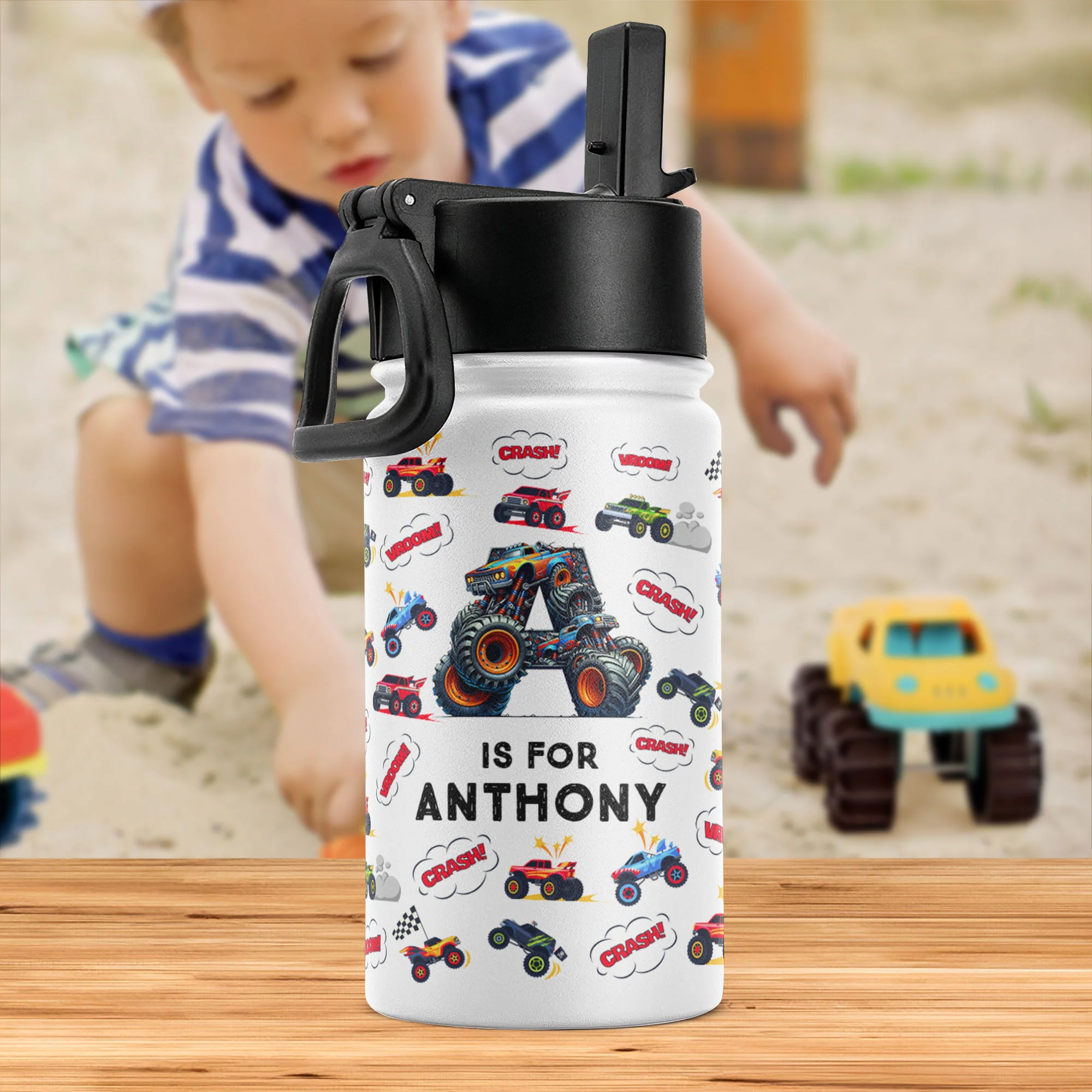 Monster Truck, Unicorn, Astronaut Alphabet - Custom Gift Set - Image 6