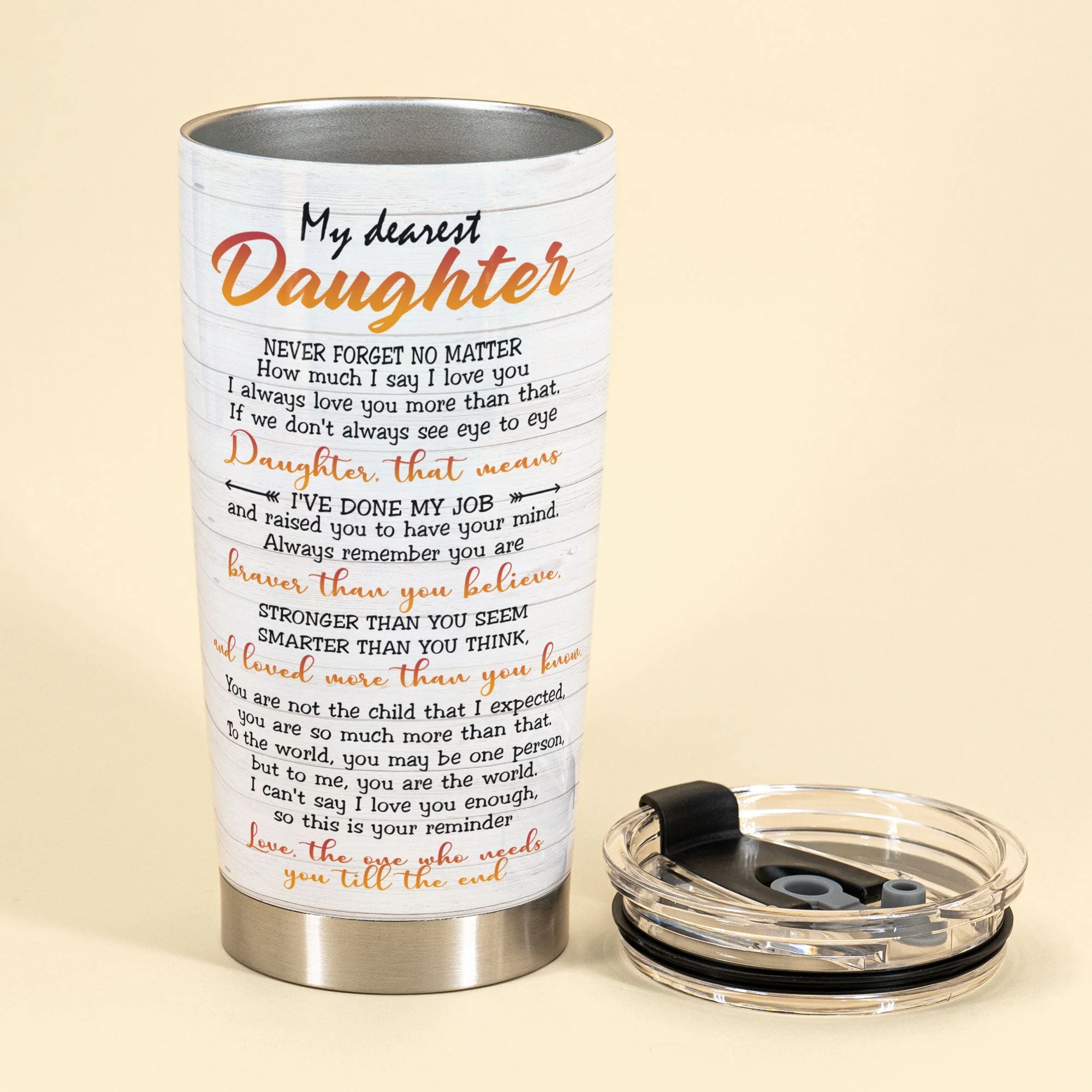 Mother And Daughter Forever Linked Together, Family Custom Tumbler, Gift For Daughters - Image 3