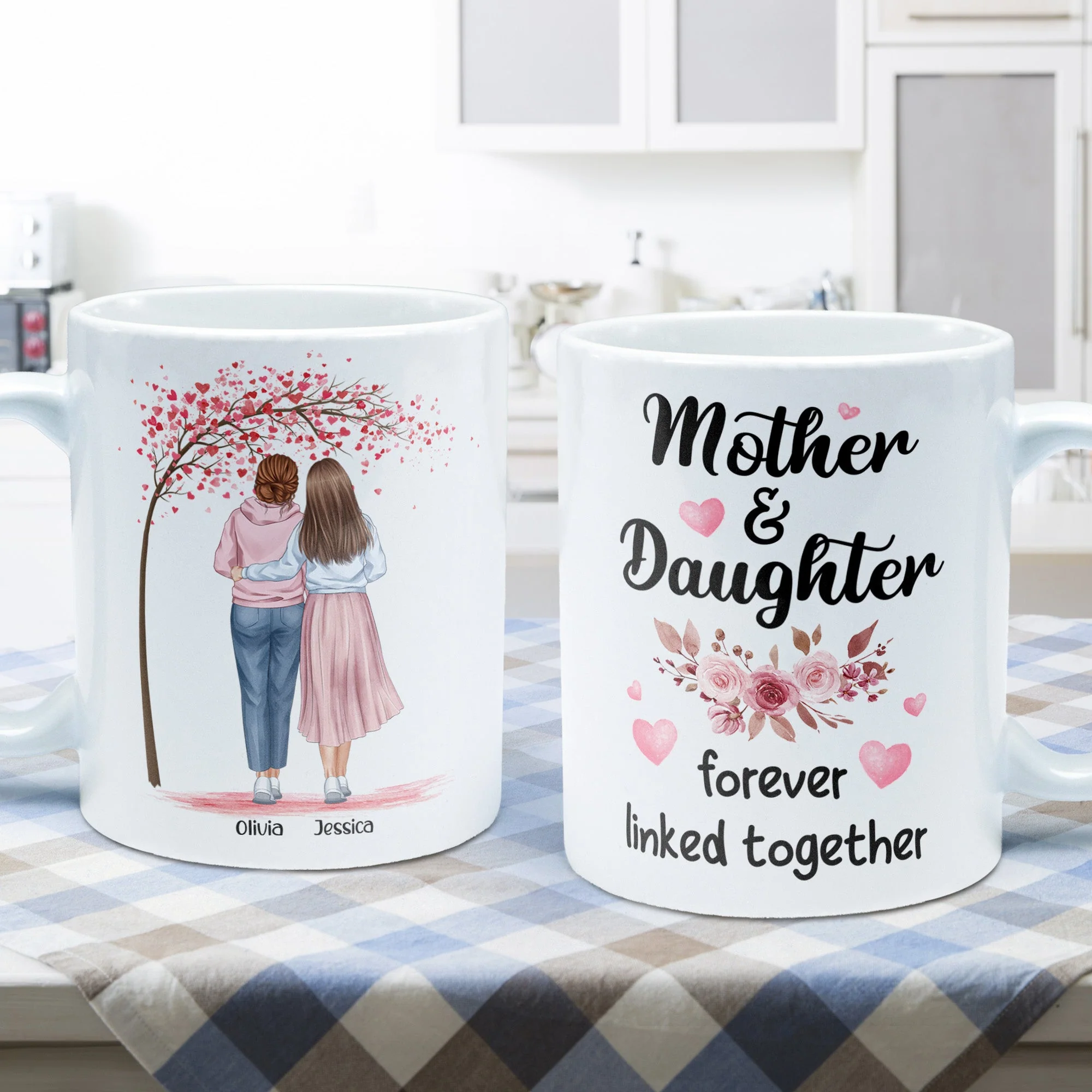 Mother And Daughters - Personalized Mug - Image 5